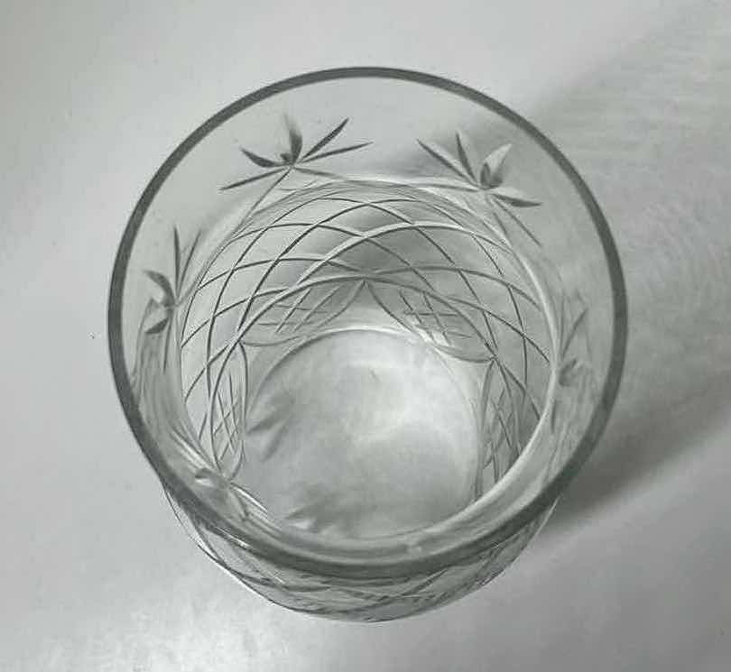 Photo 3 of HURRICANE CRYSTAL GLASS SHADE 4.5” X 10”