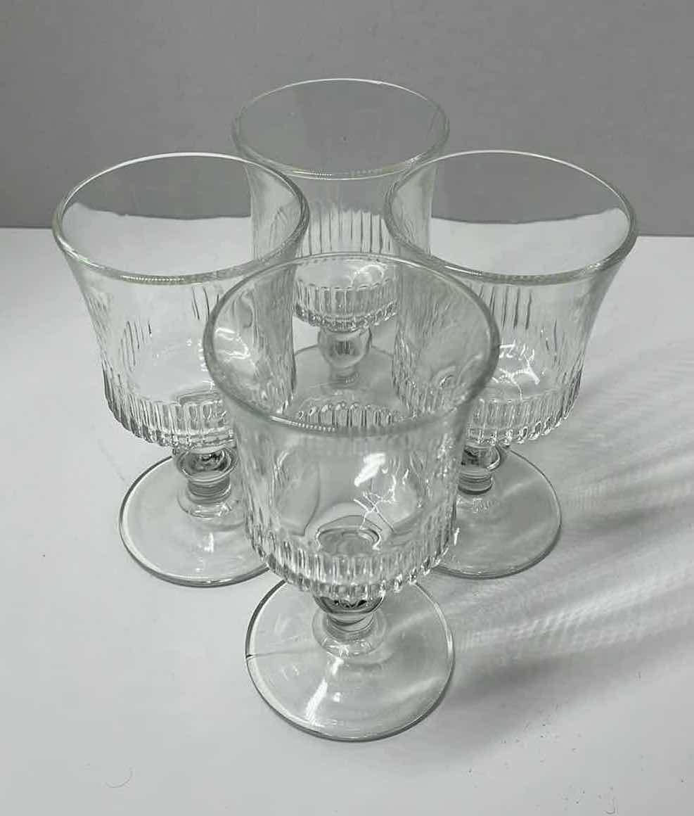 Photo 1 of LA ROCHERE RICHELIEU CLEAR WINE GLASSWARE (4) H5.5”