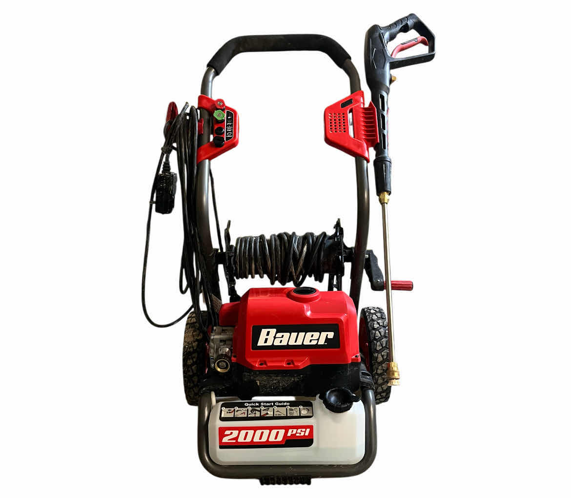 Photo 1 of BAUER 2000PSI ELECTRIC PRESSURE WASHER MODEL 56877