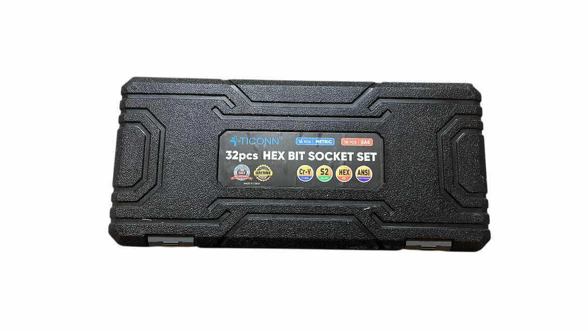 Photo 1 of TICONN 32PC HEX BIT SOCKET SET