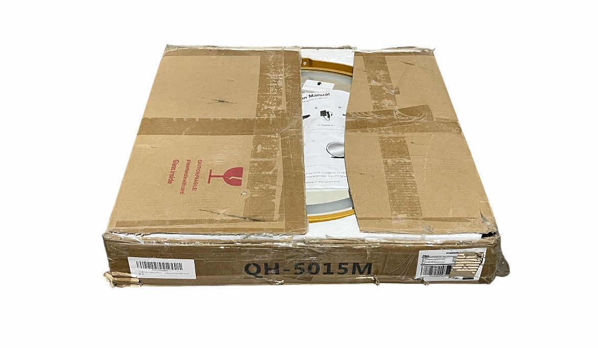 Photo 1 of ROLOVE 20” SMART TOUCH DIMMABLE GOLD FINISH VANITY MIRROR QH-5015M