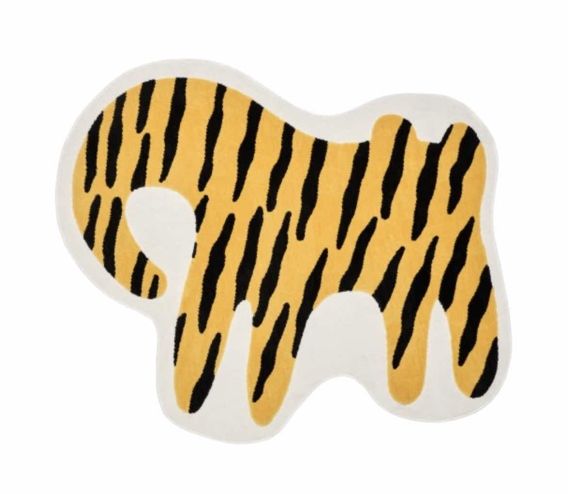 Photo 1 of IKEA IDROTTSHALL TIGER AREA RUG 43” X 49”