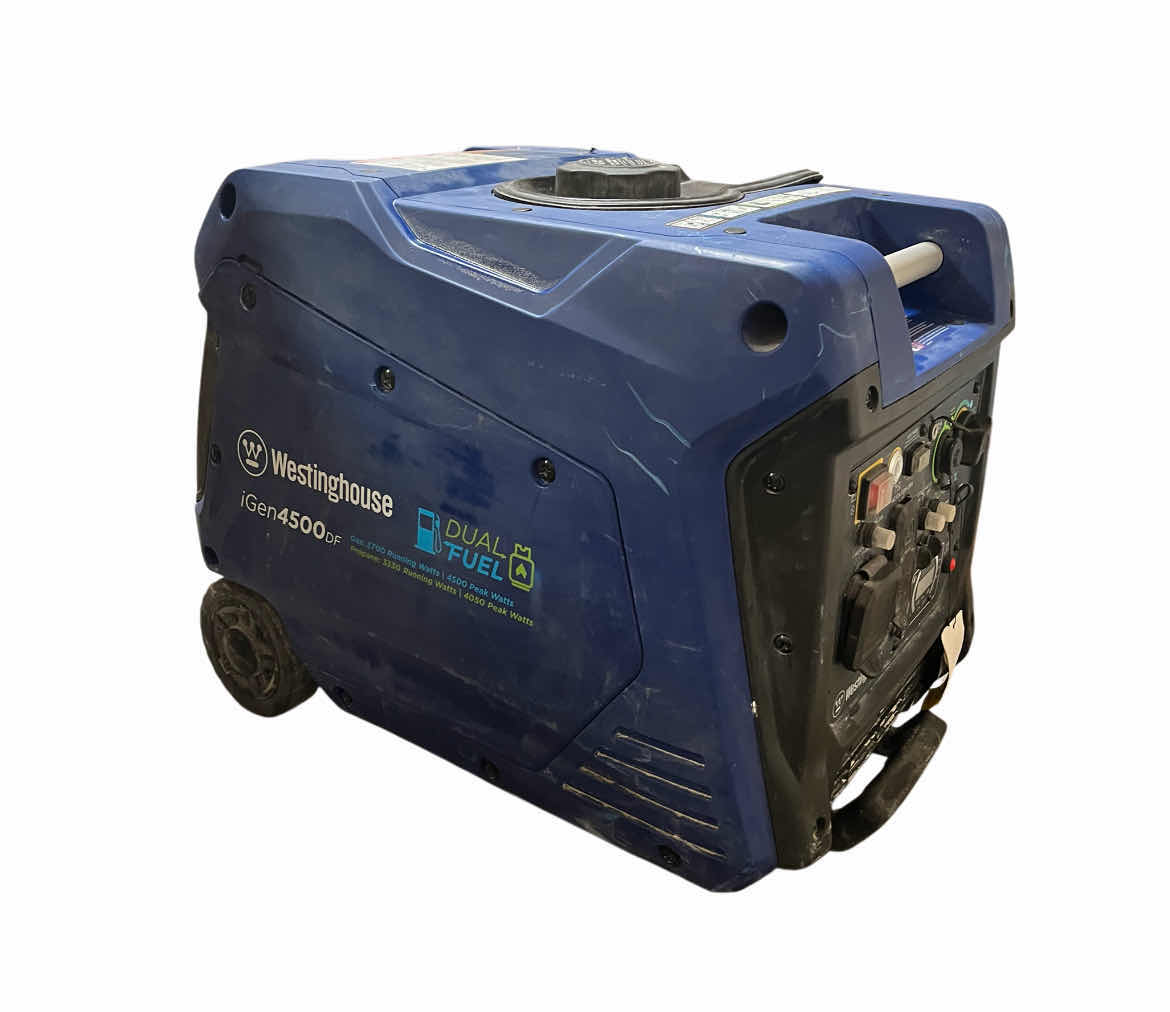 Photo 1 of WESTINGHOUSE 3700WATT ELECTRIC START DUAL FUEL INVERTER GENERATOR IGEN4500DF