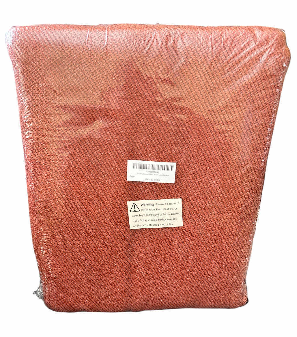 Photo 1 of SHADE & BEYOND RUST RED TRIANGLE SUN SHADE SAIL PERMEABLE CANOPY REPLACEMENT 16’ X 16’ X 16’