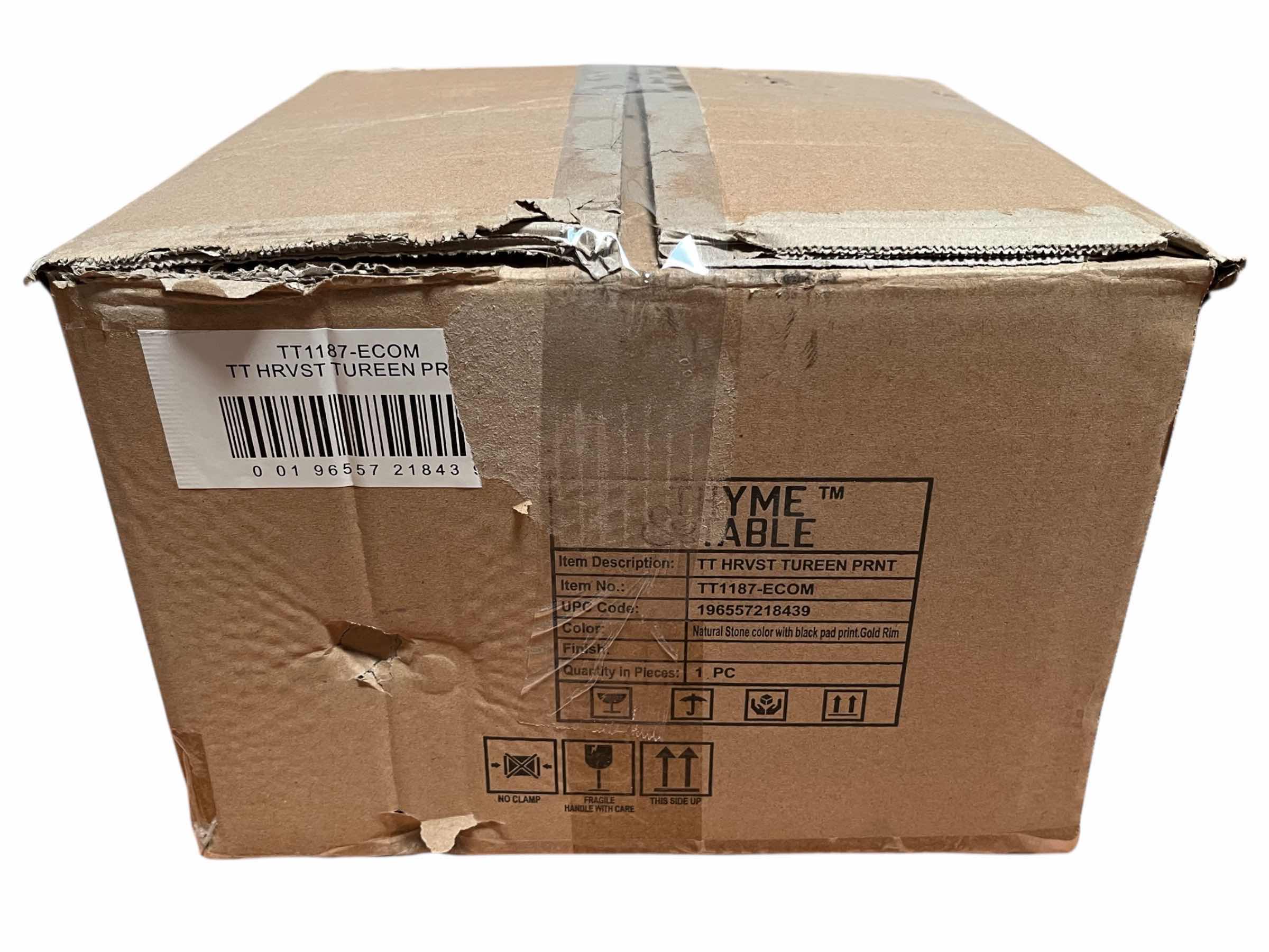 Photo 1 of THYME & TABLE HARVEST COLLECTION 4.4QT STONEWARE SOUP TUREEN