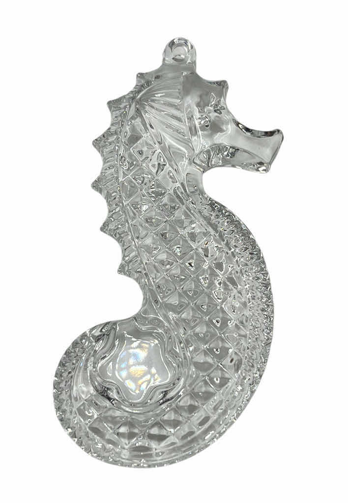 Photo 1 of WATERFORD CELTIC TRADITIONS SEAHORSE ORN LEAD CRYSTAL CHRISTMAS ORNAMENT 126346 W ORIGINAL BOX