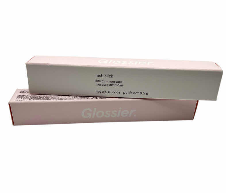 Photo 1 of GLOSSIER BLACK LASH SLICK FILM FORM MASCARA 0.29OZ/8.5G 2-PACK