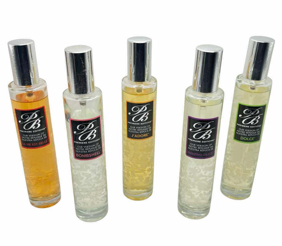 Photo 1 of PARFUMS BELCAM PREMIER EDITION PERFUME VERSIONS 1.7FL OZ 5-PACK