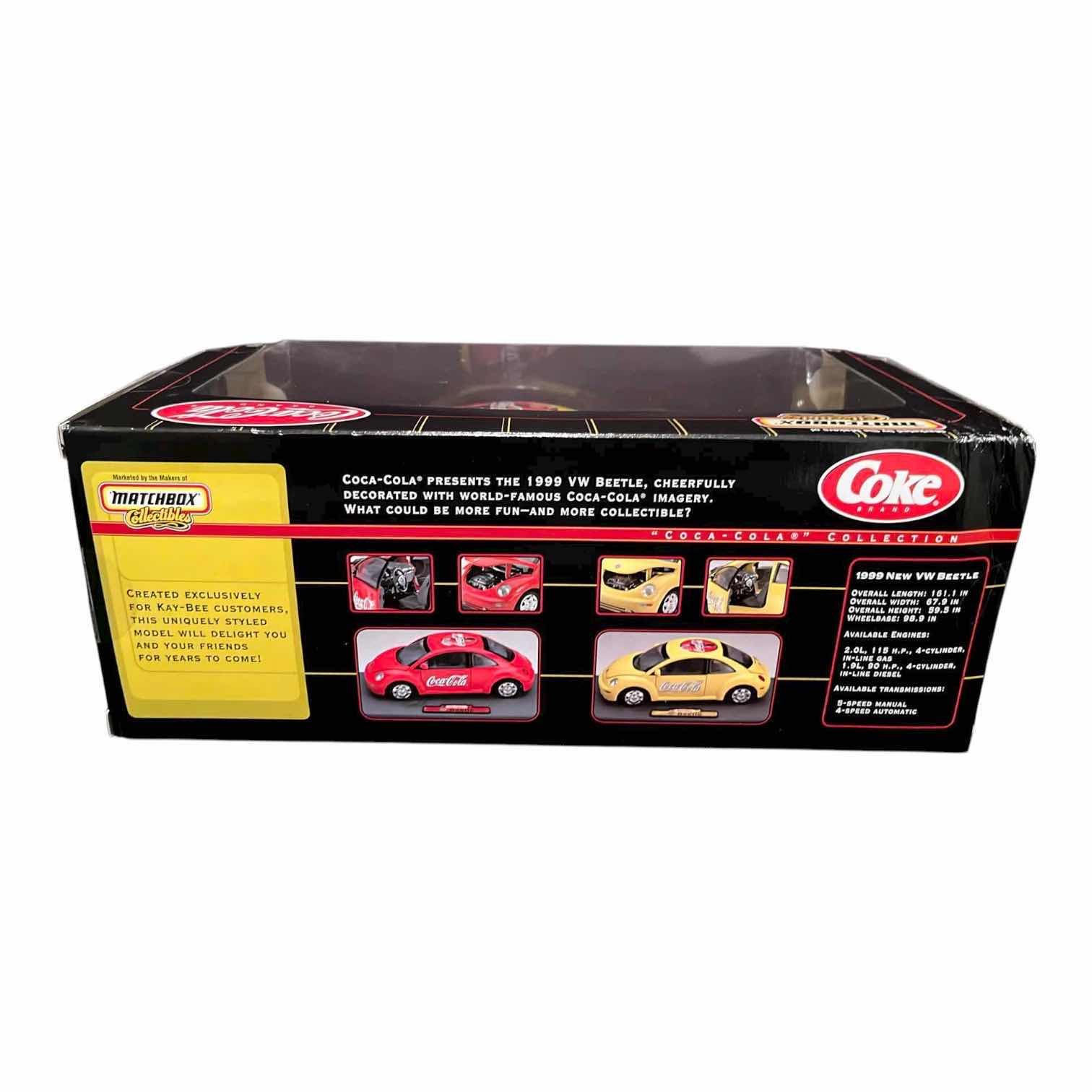 Photo 1 of New.  MATCHBOX COCA-COLA COLLECTION DIE-CAST METAL VOLKSWAGEN BEETLE 1999