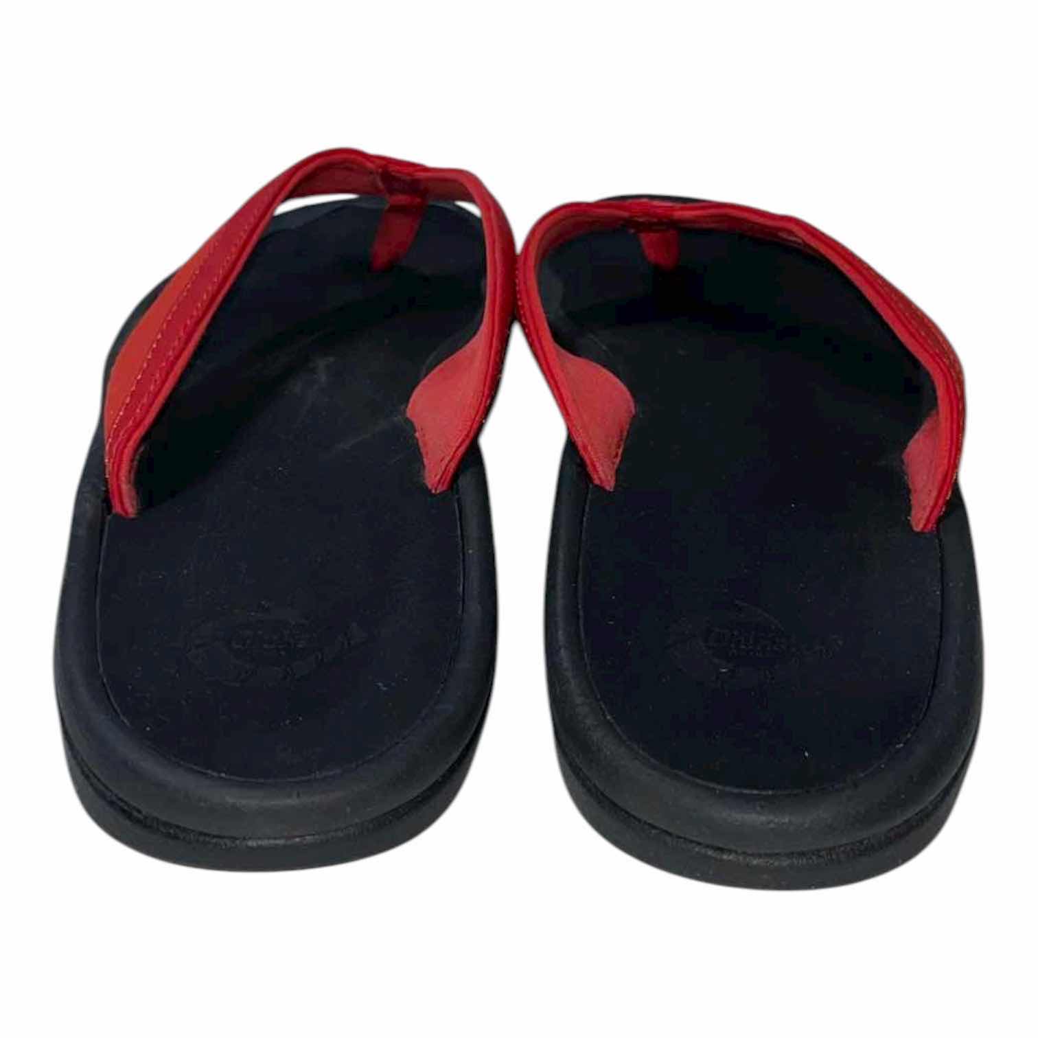 Photo 1 of OLUKAI OHANA HOT CORAL/BLACK BEACH SANDALS WOMENS SIZE 9