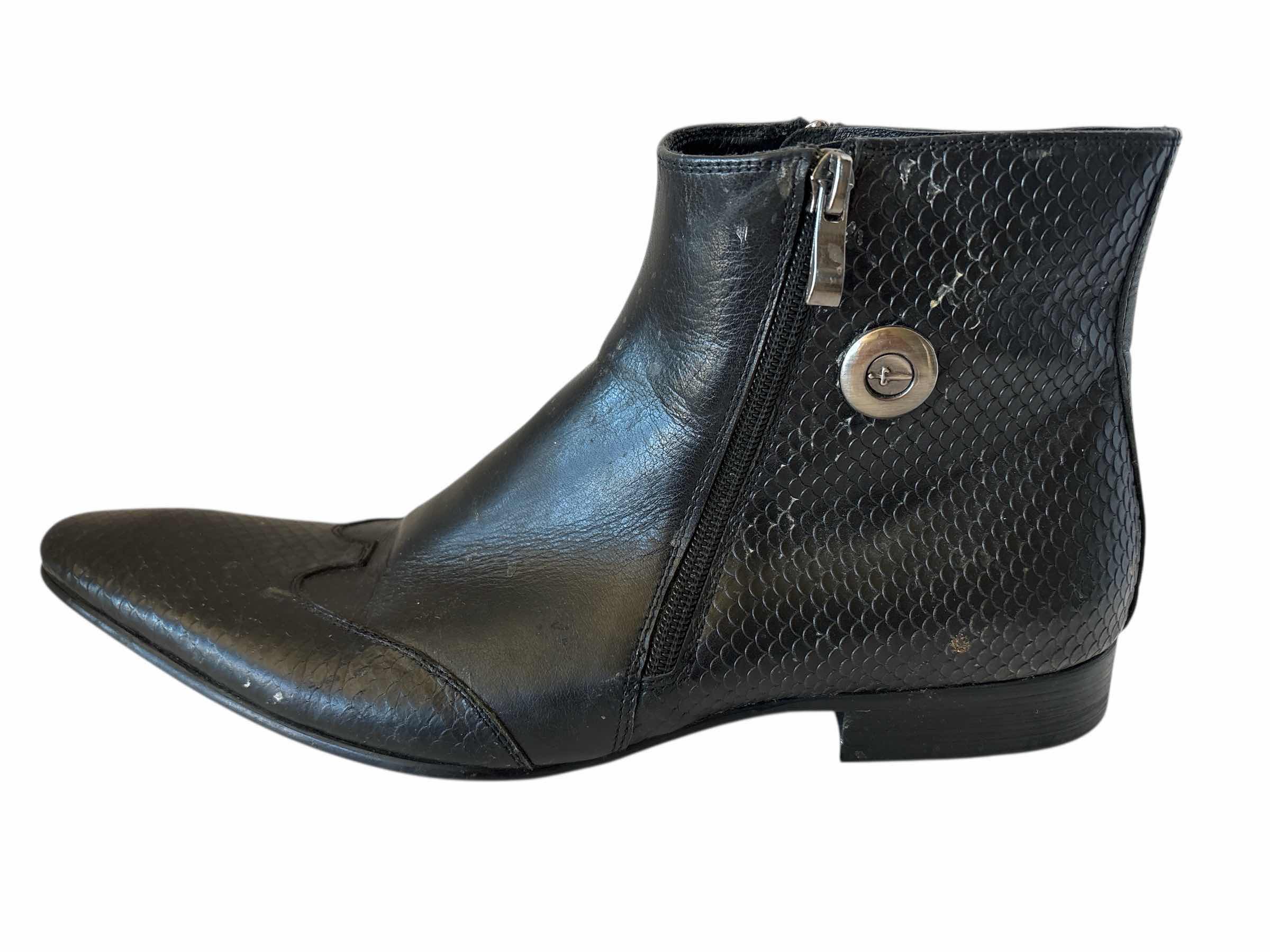 Photo 1 of JAZAME LEATHER DRESS SHOES SIZE 42 MENS