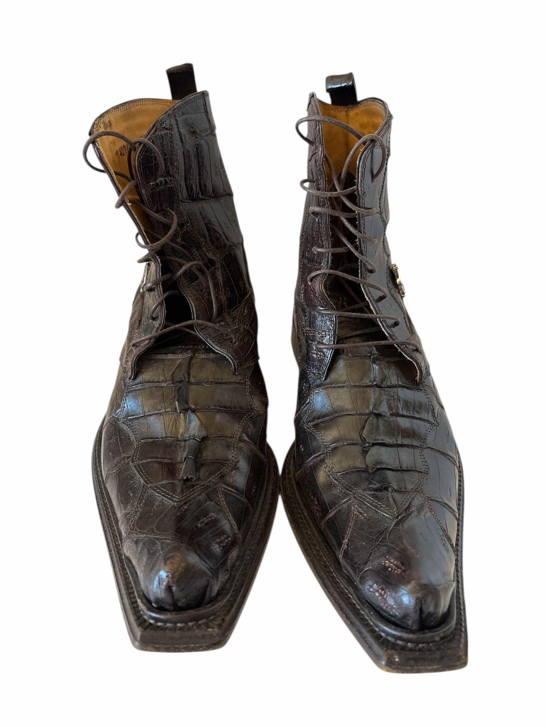 Photo 1 of MAURI BABY CROCODILE BOOTS SIZE 7 MENS