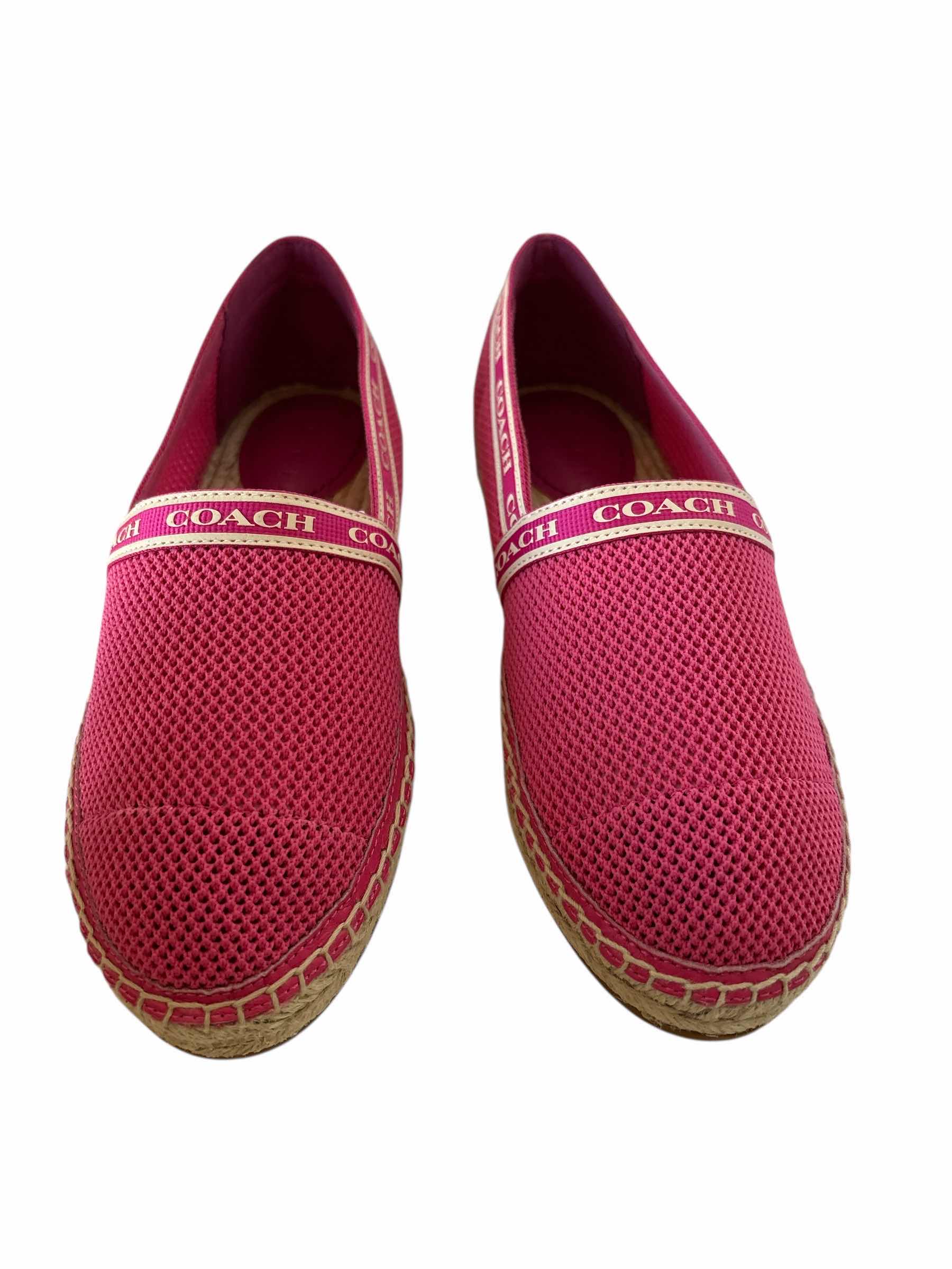 Photo 1 of COACH CORRIE ESPADRILLE SLIP ONS SIZE 6.5 WOMENS