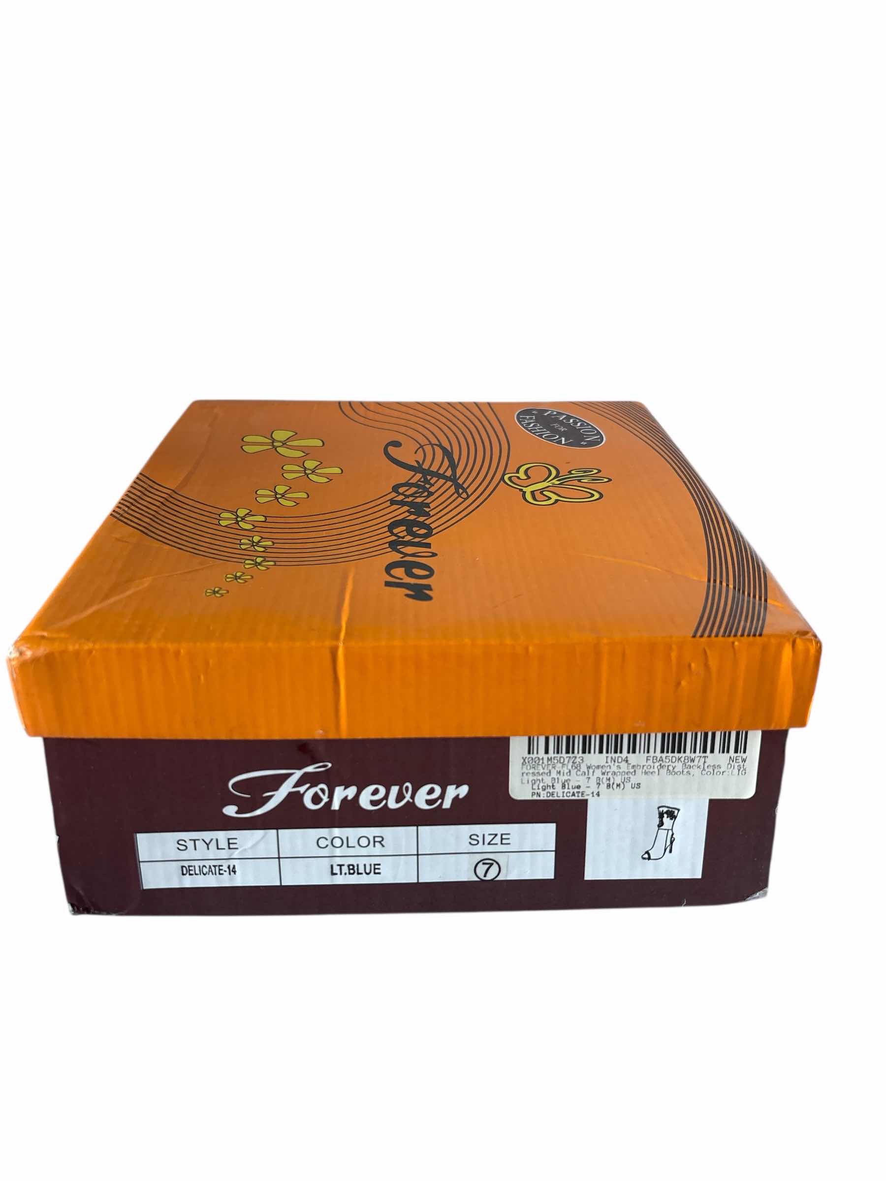 Photo 1 of FOREVER DENIM HEELS SIZE 7 WOMEN