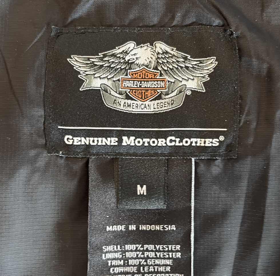 Photo 1 of HARLEY-DAVIDSON KNUCK MESH LEATHER JACKET SIZE M MENS