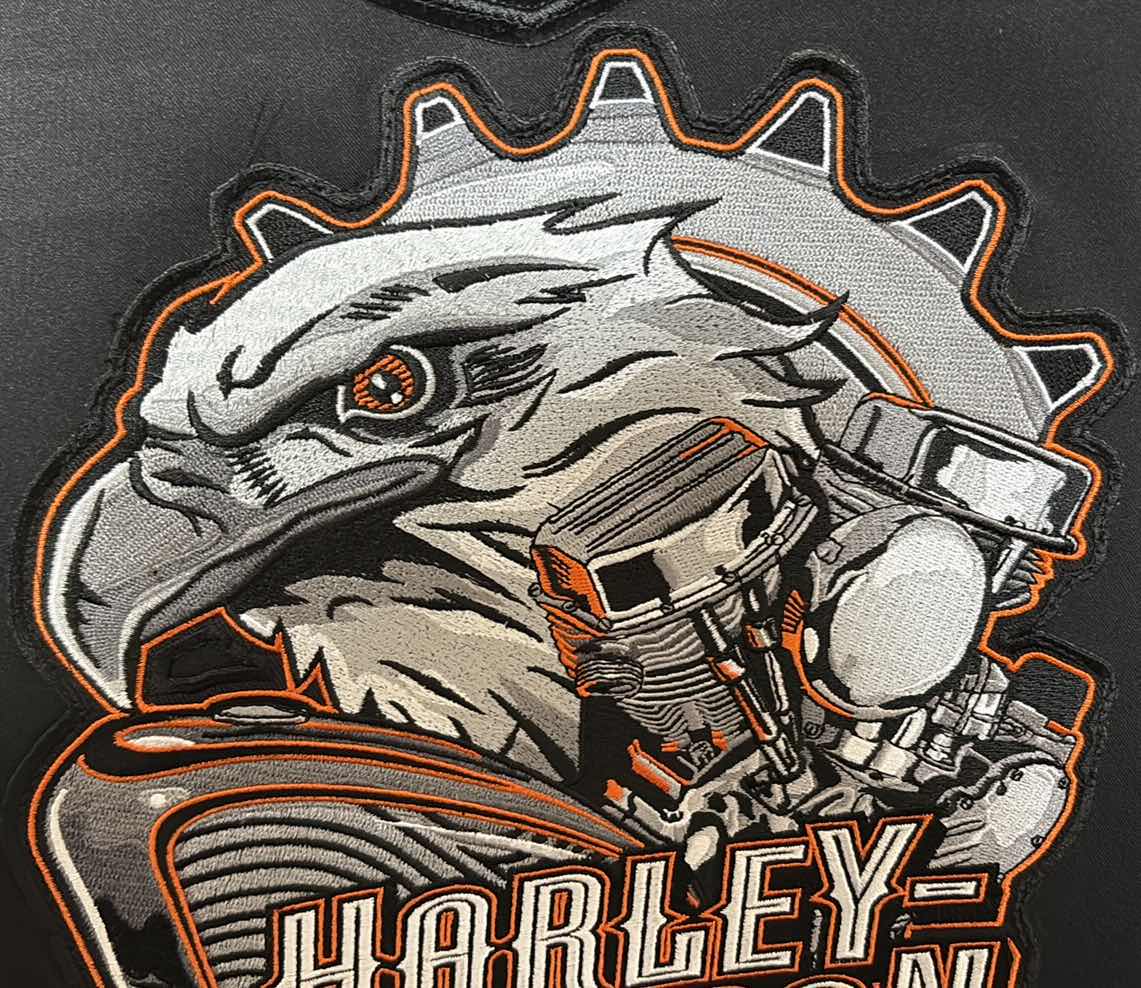 Photo 1 of HARLEY-DAVIDSON LONGHORN WINDPROOF RIDING JACKET SIZE SIZE M MENS