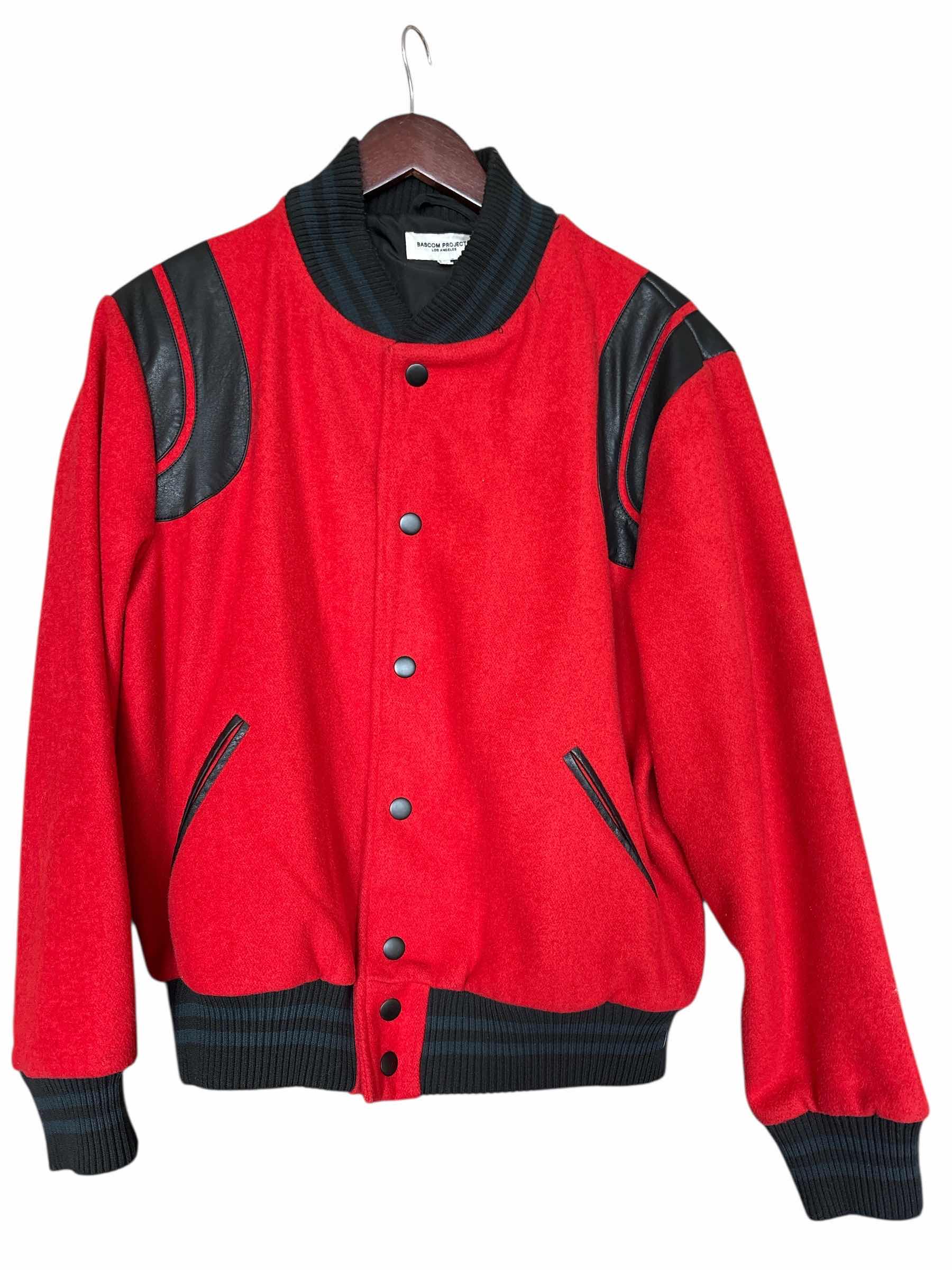 Photo 1 of BASCOM PROJECTS UNIVERSITY JACKET WITH HARLEY-DAVIDSON PATCHES