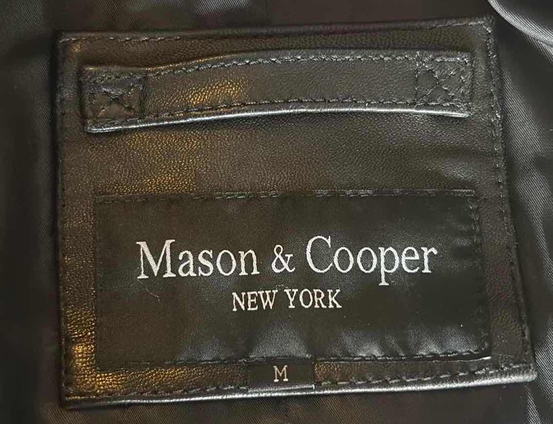 Photo 1 of MASON AND COOPER LEATHER JACKET SIZE M MENS