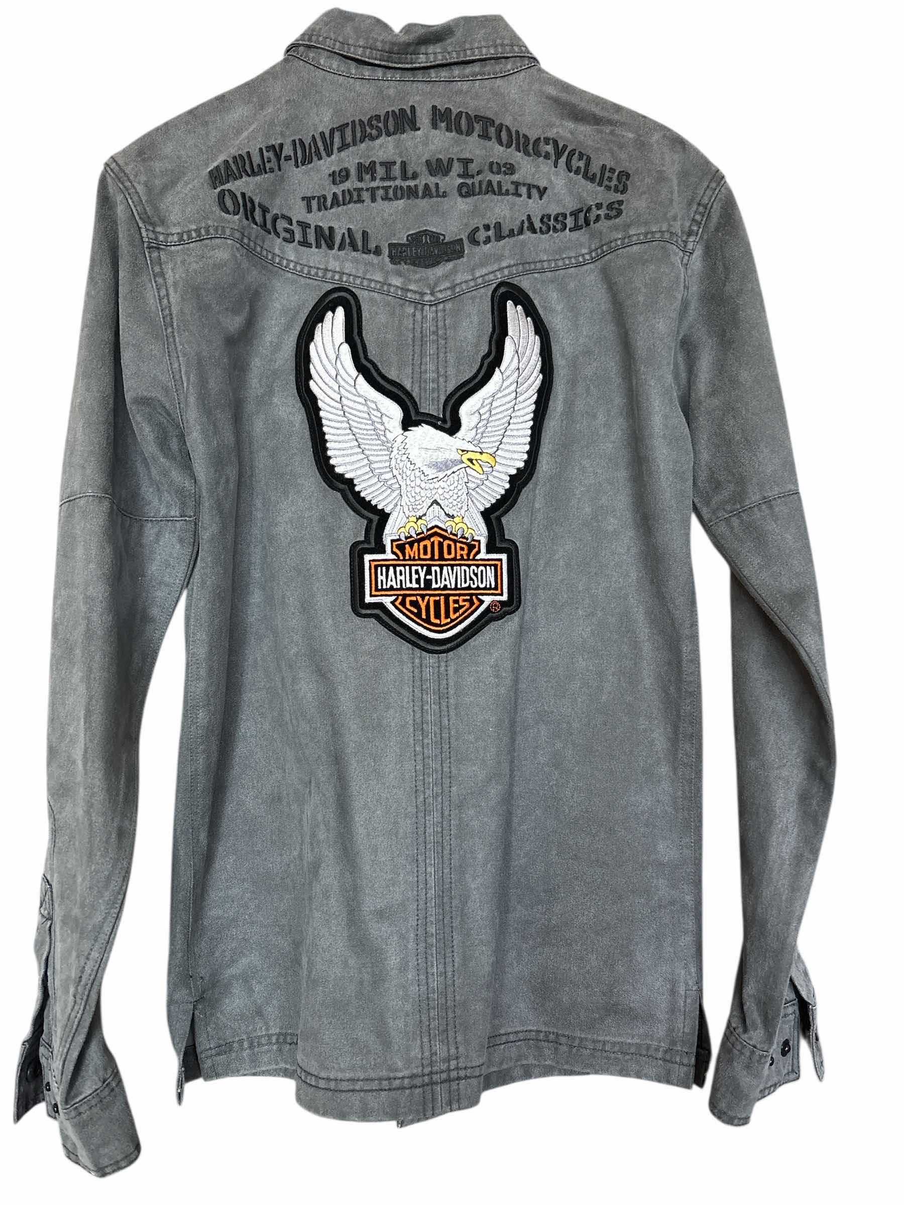 Photo 1 of HARLEY-DAVIDSON BUTTON UP LONG SLEEVE SIZE L MENS