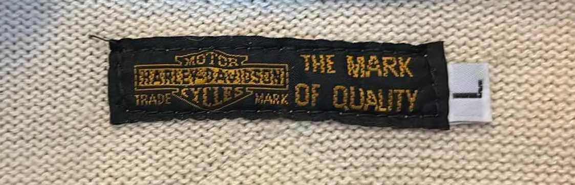 Photo 1 of HARLEY-DAVIDSON REISSUED STRAIGHT RACE FONT SWEATER SIZE L MENS