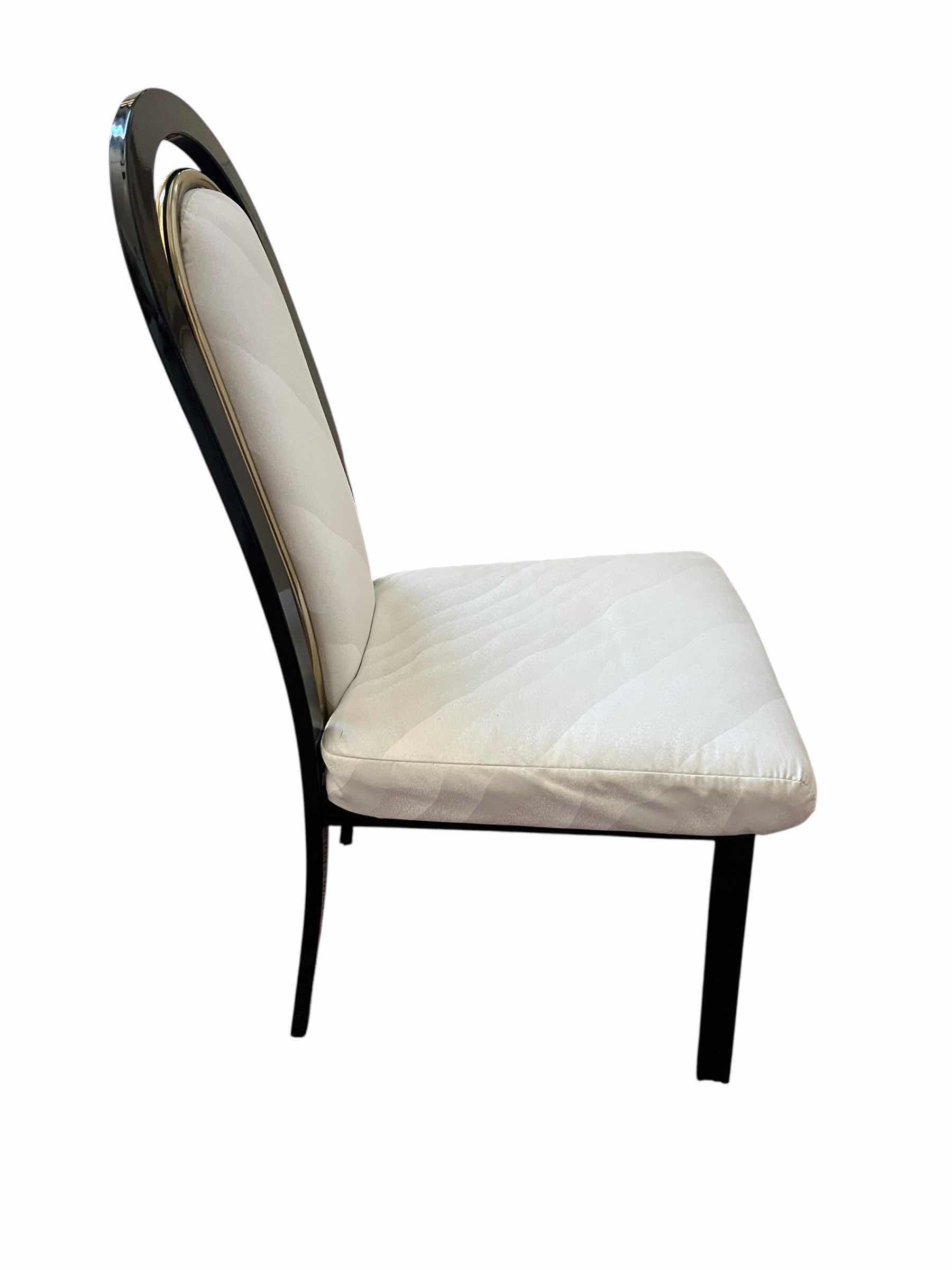 Photo 1 of CAL-STYLE FURNITURE NEO-DECO GLASS TOP TABLE & 6 CHAIR DINING SET (READ NOTES)