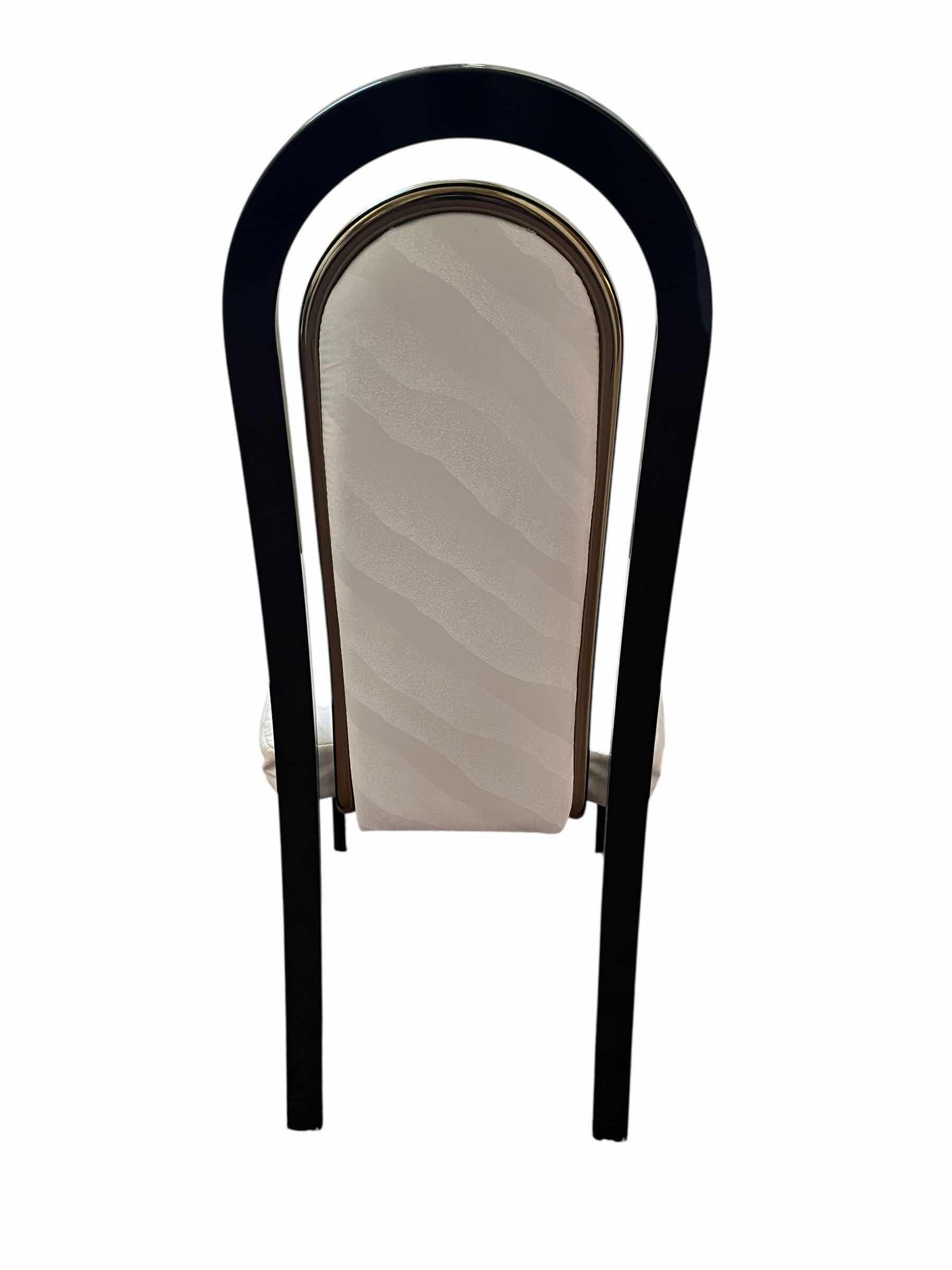 Photo 1 of CAL-STYLE FURNITURE NEO-DECO GLASS TOP TABLE & 6 CHAIR DINING SET (READ NOTES)