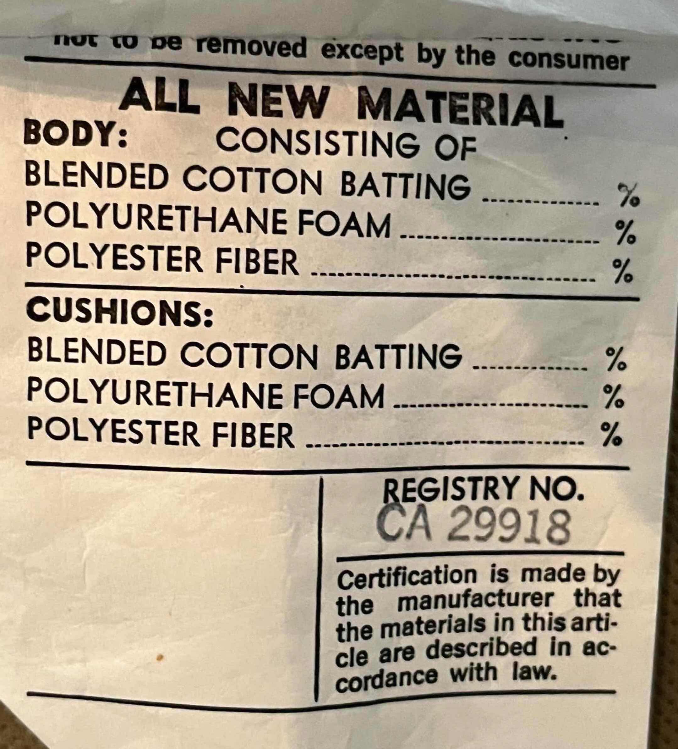 Photo 1 of GRAPHIC ABSTRACT PATTERN UPHOLSTERED CUSTOM LOVESEAT 66” X 38” H28”