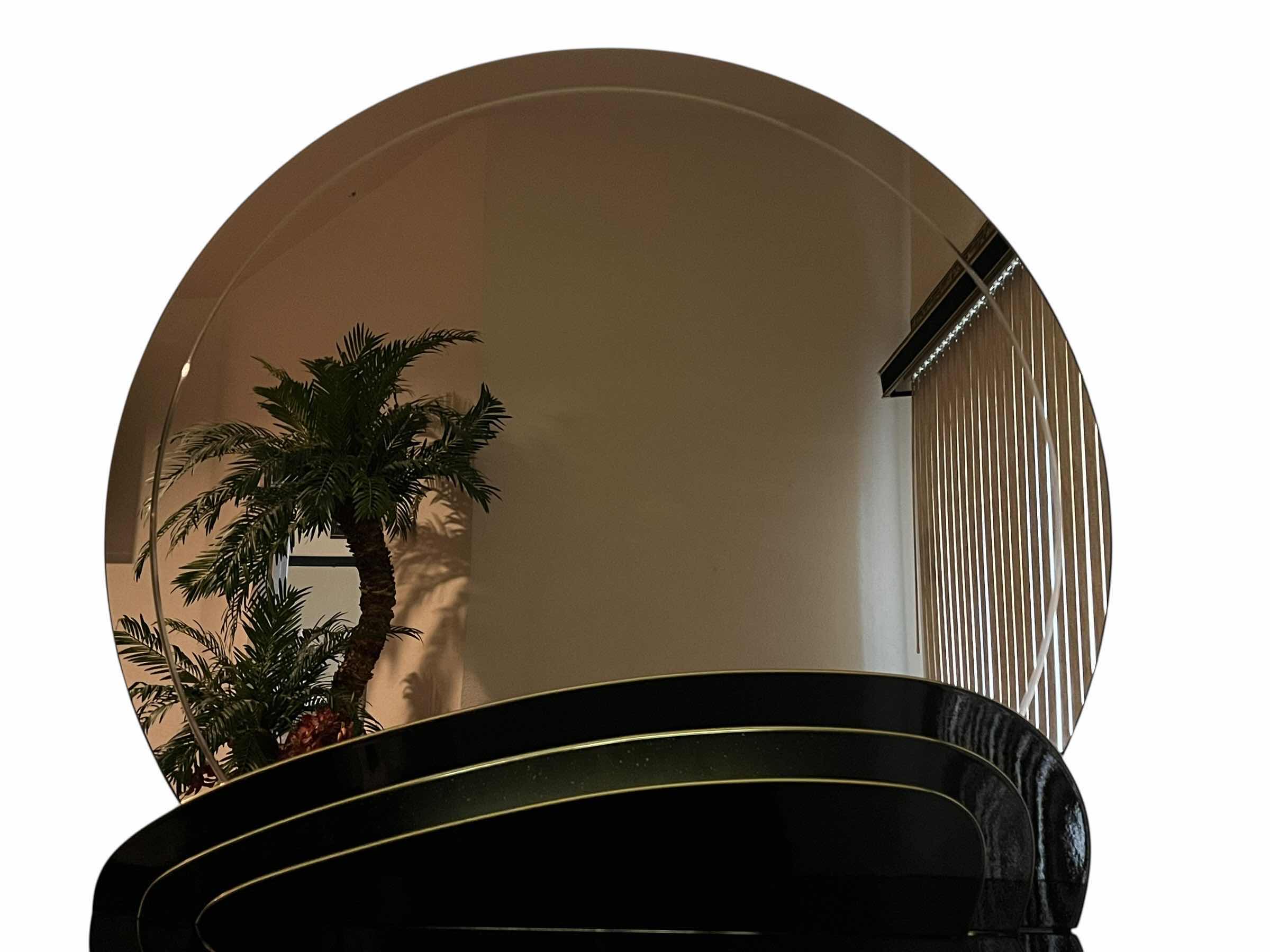 Photo 1 of ABSTRACT BLACK & WHITE LAMINATE 6 DRAWER VANITY DRESSER 71” X 19” H71”