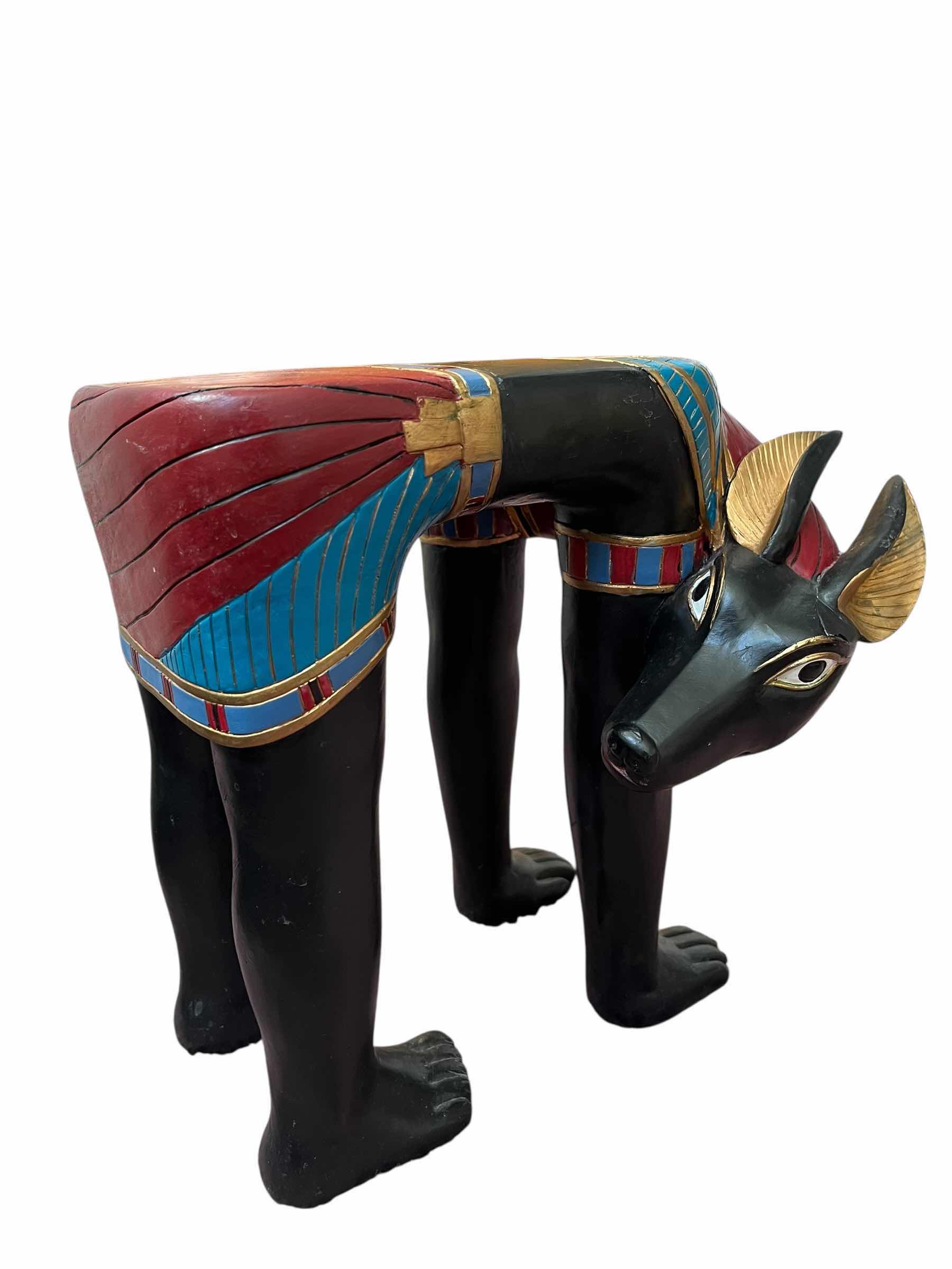 Photo 1 of DESIGN TOSCANO BOWING ANUBIS SCULPTED RESIN SCULPTED STATUE 10.5” X 8” H10.5”