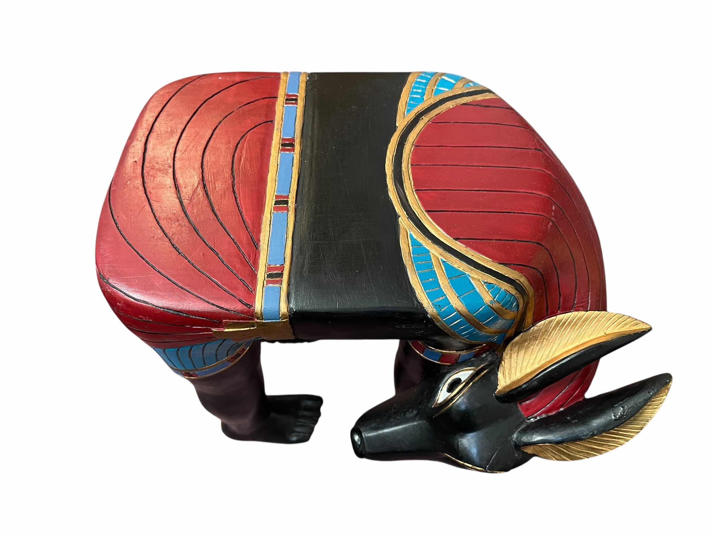 Photo 1 of DESIGN TOSCANO BOWING ANUBIS SCULPTED RESIN SCULPTED STATUE 10.5” X 8” H10.5”