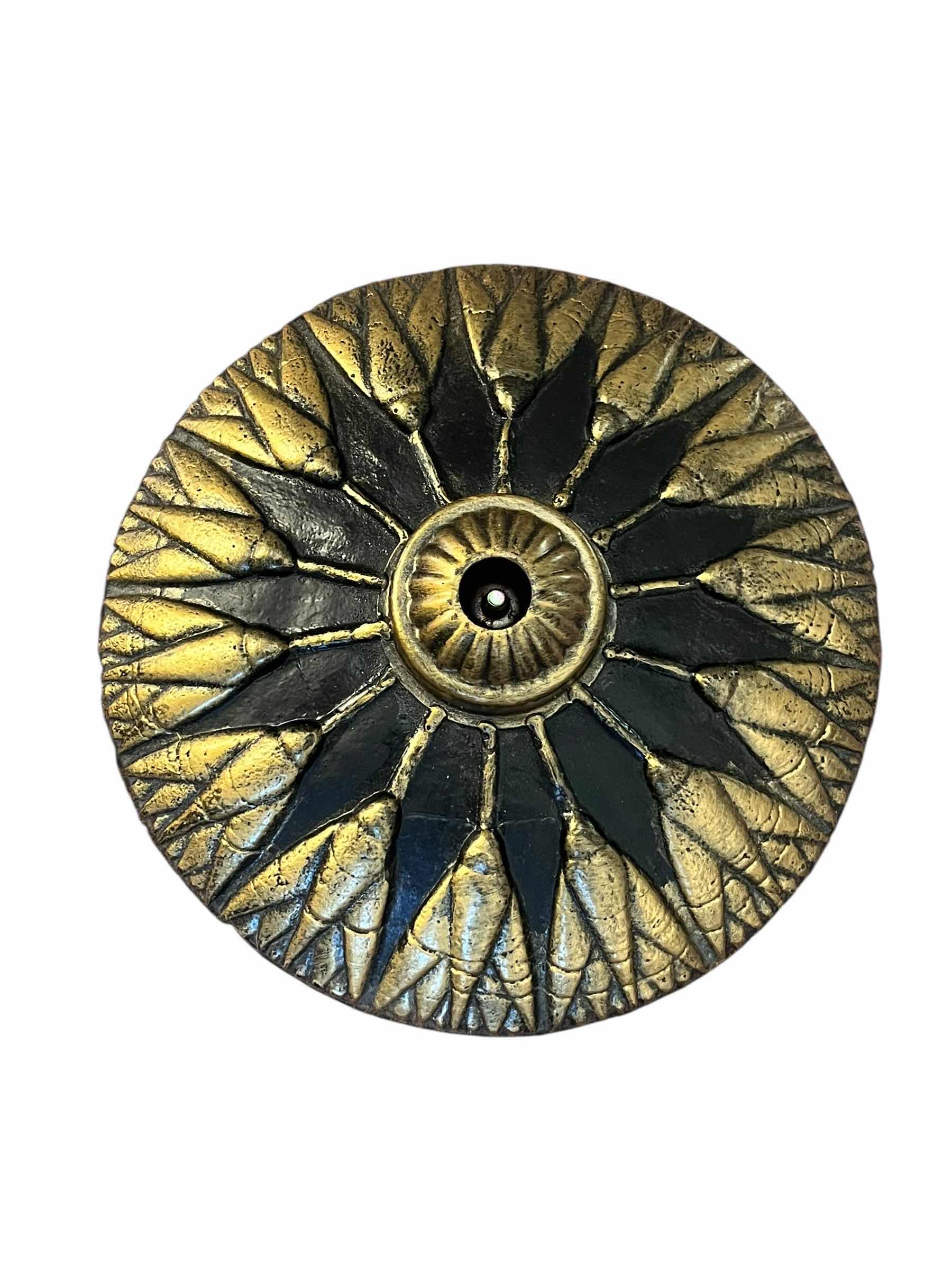 Photo 1 of COBRA BRONZE FINISH RESIN SCULPTED CANDLE HOLDER FLOOR STAND 9” X 44”