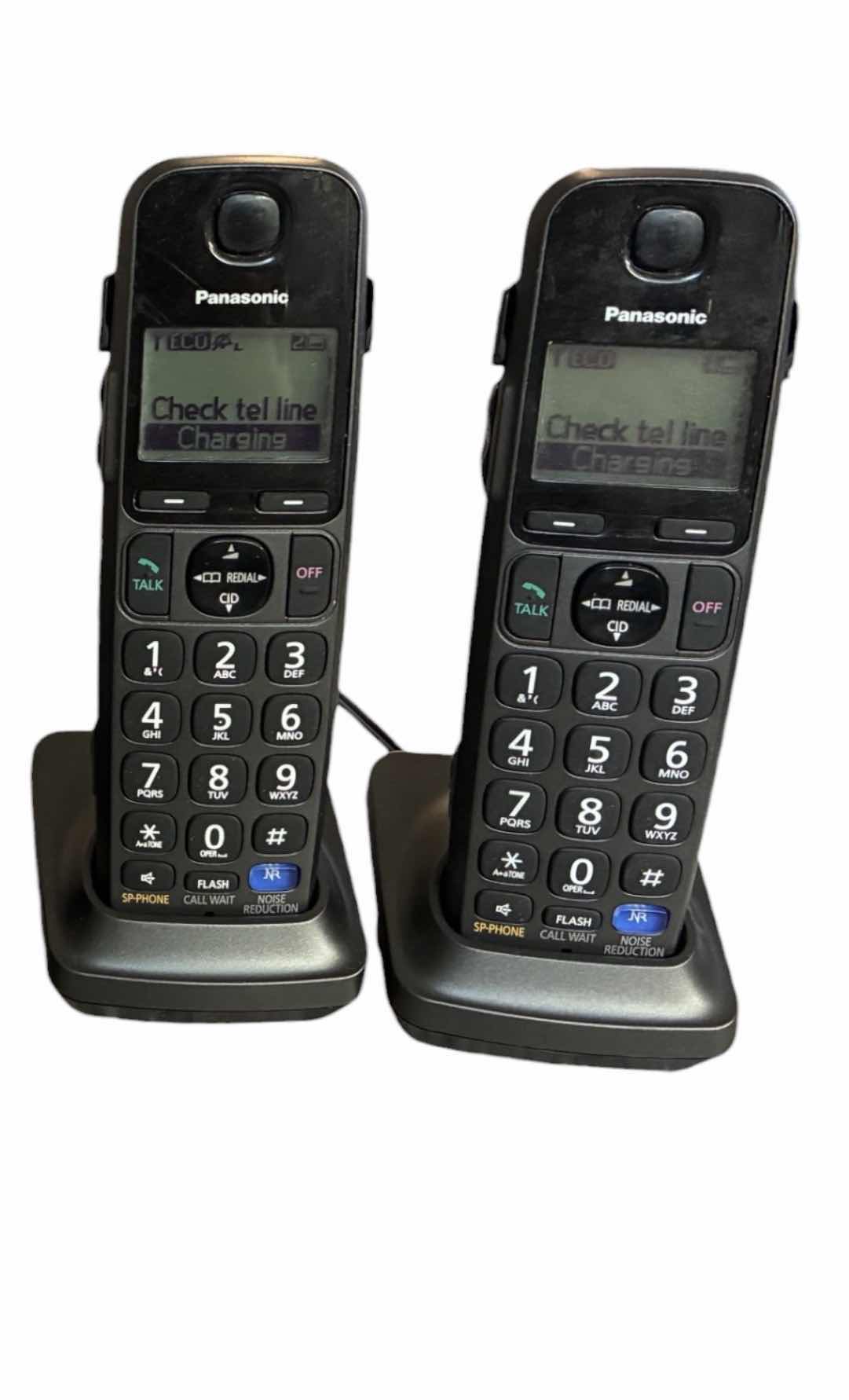 Photo 1 of PANASONIC LANDLINE 3 CORDLESS PHONE SET KX-TGE270