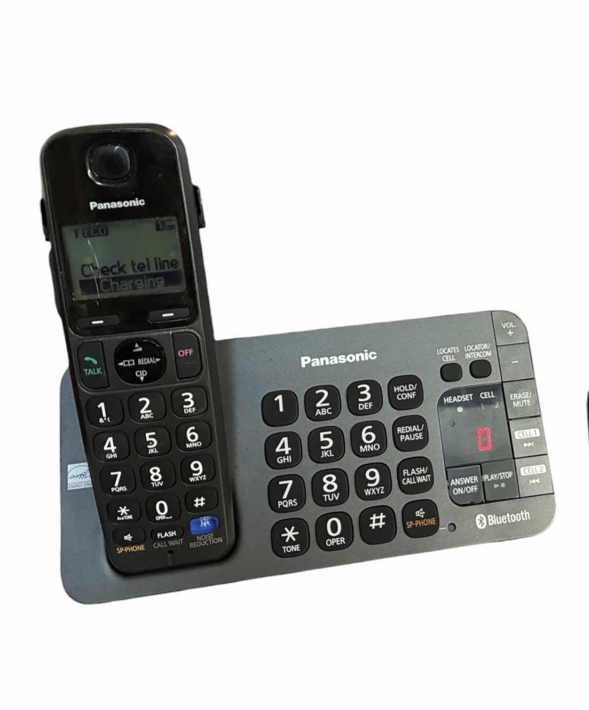 Photo 1 of PANASONIC LANDLINE 3 CORDLESS PHONE SET KX-TGE270
