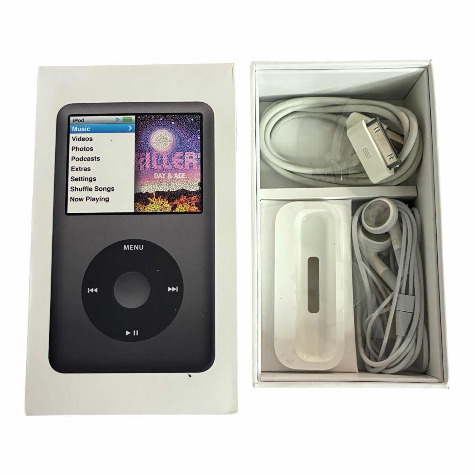 Photo 1 of APPLE IPOD CLASSIC 160 GB BLACK A1238 W ORIGINAL BOX & ACCESSORIES (READ NOTES)