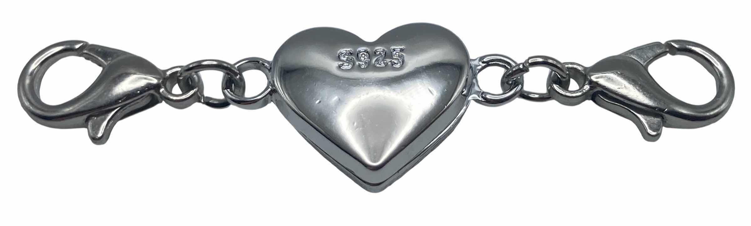 Photo 1 of HEART STERLING SILVER BRACELET PENDANTS (8) .375” 29.8G (READ NOTES) $40