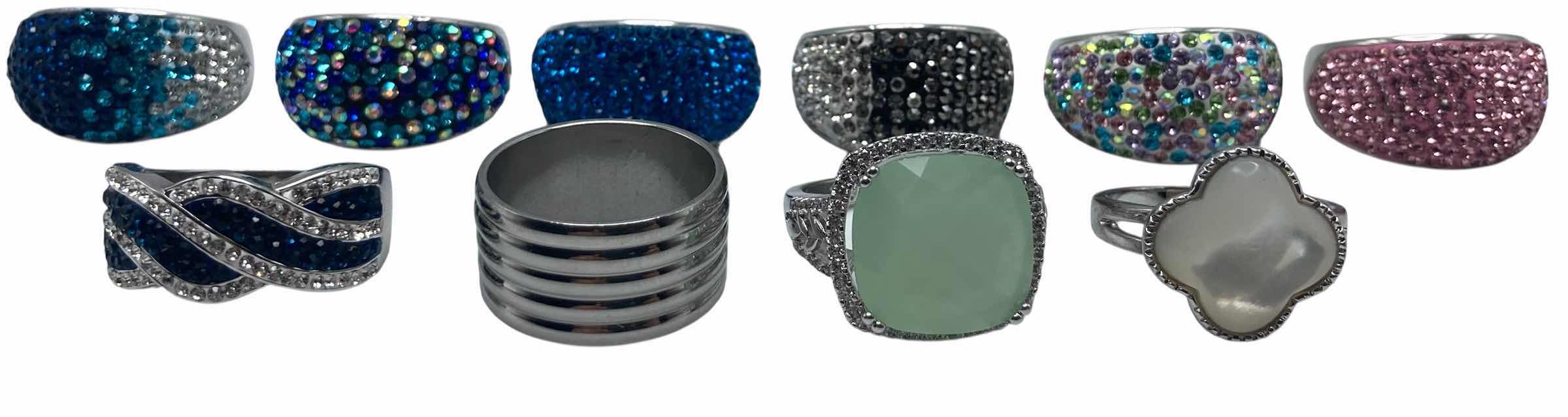 Photo 1 of FASHION RINGS VARIOUS STYLES & SIZES 9-9.25 (10)