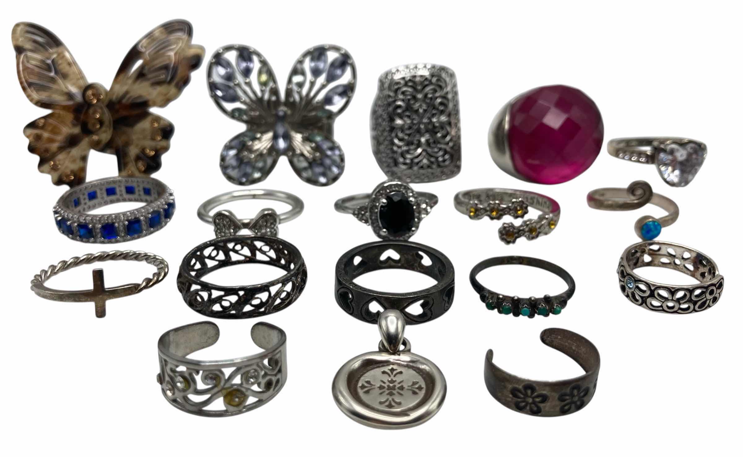 Photo 1 of FASHION RINGS-VARIOUS STYLES AND SIZES 4-9.25 (17) W NECKLACE PENDANT