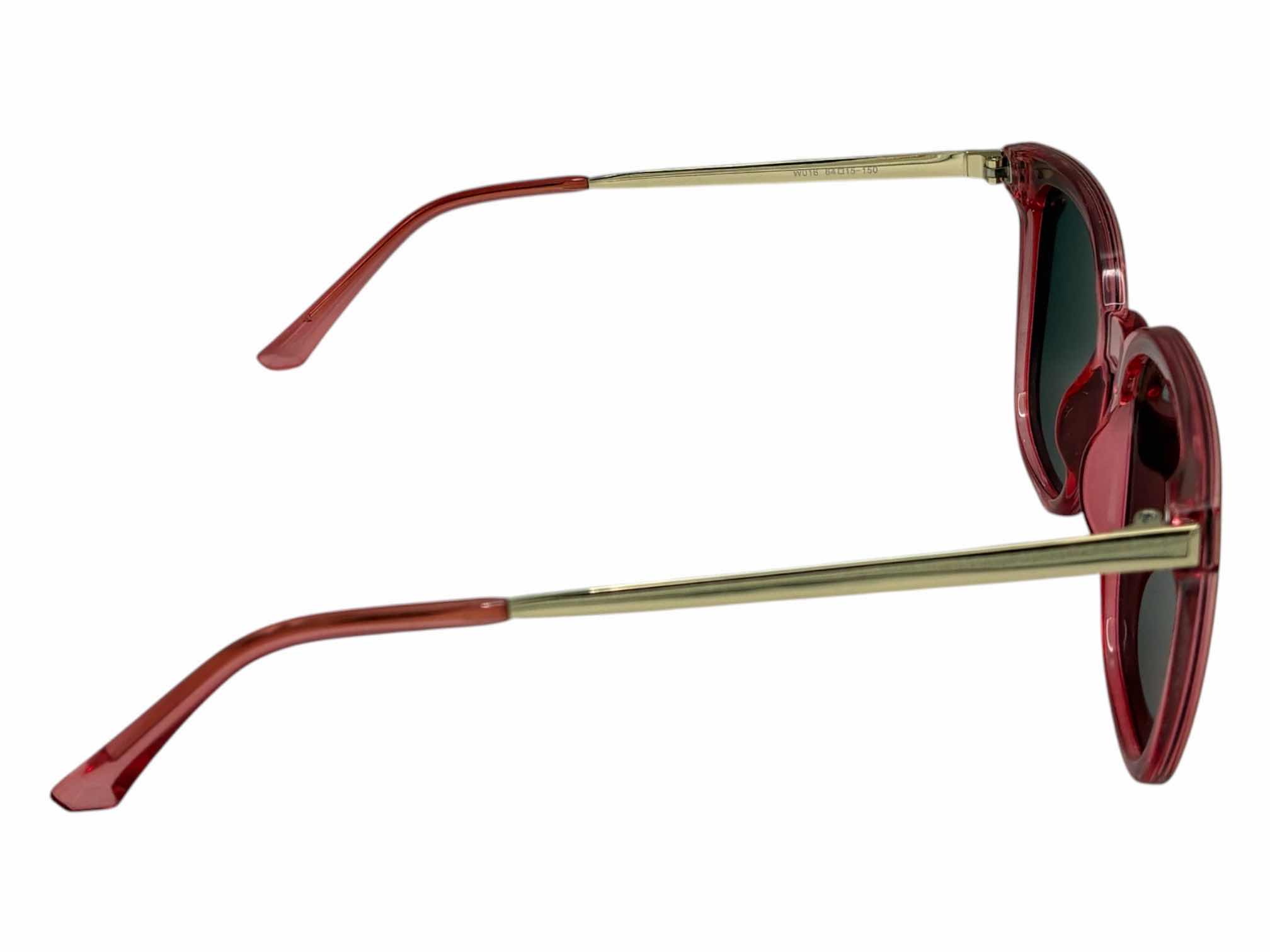 Photo 1 of DUCO MIRRORED PINK & GOLD SUNGLASSES W CASE & BOX