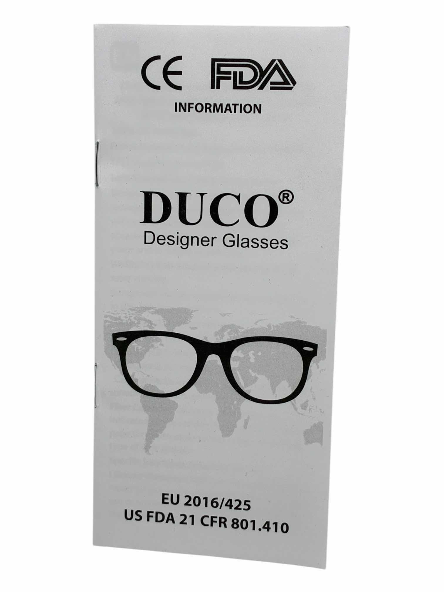 Photo 1 of DUCO MIRRORED PINK & GOLD SUNGLASSES W CASE & BOX