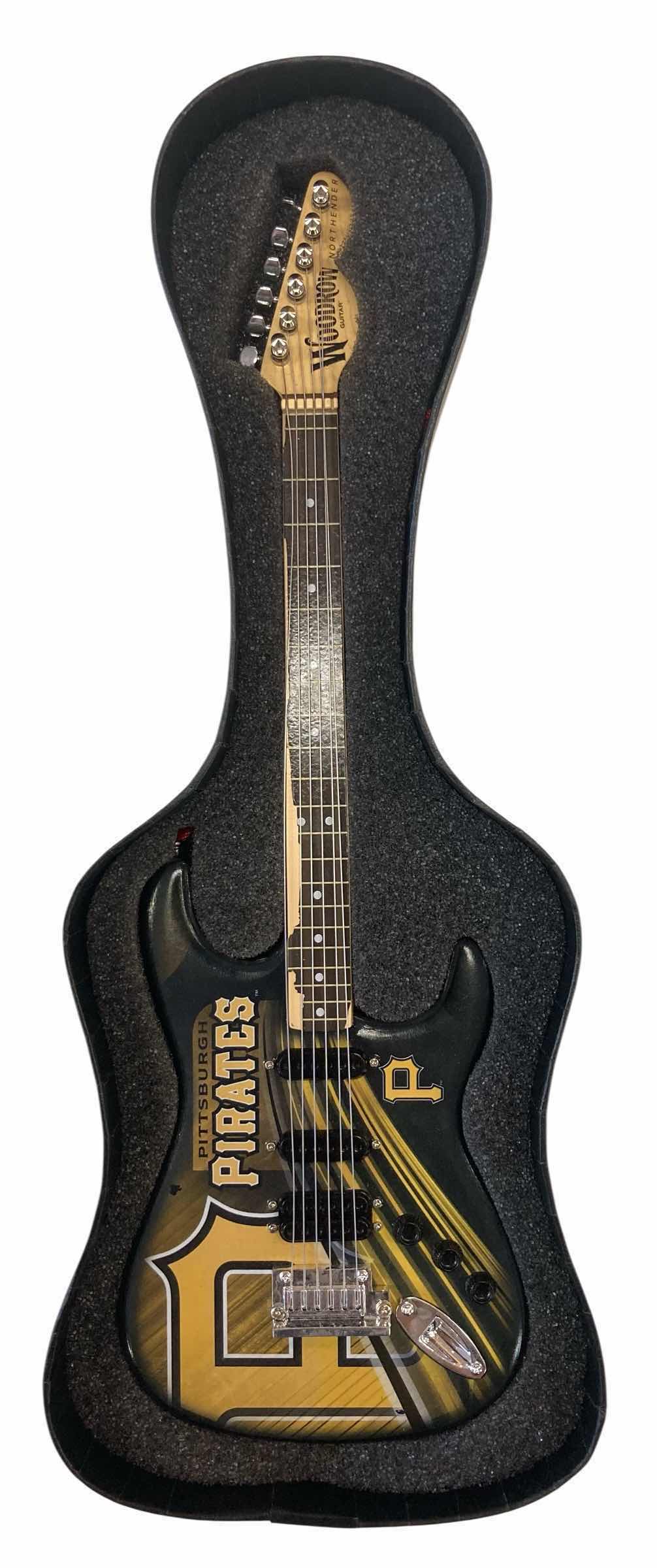Photo 1 of WOODROW NORTHLANDER MINI GUITAR PITTSBURG PIRATES H10” $70