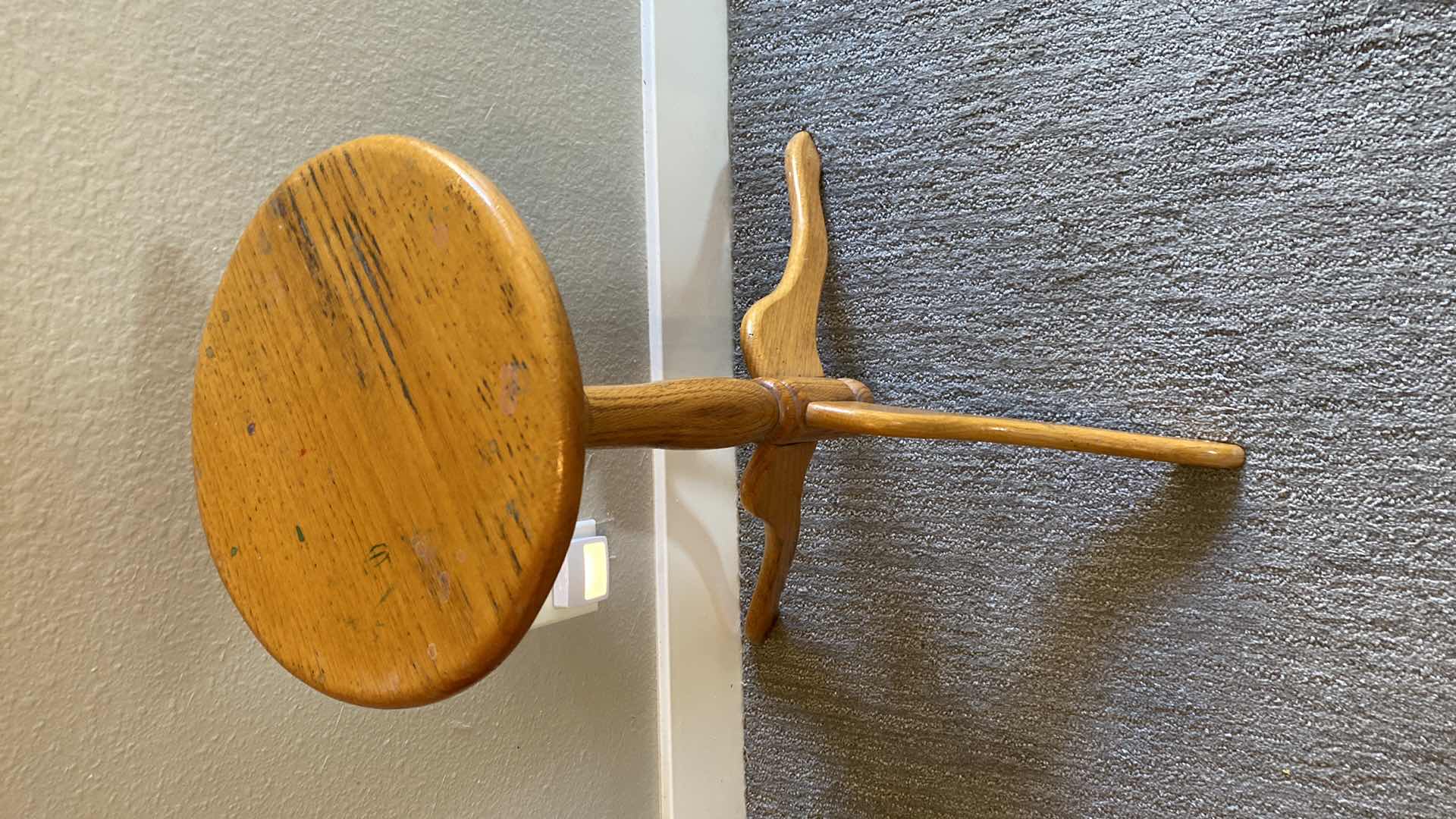 Photo 1 of OAK PLANT STAND 10” x 24”