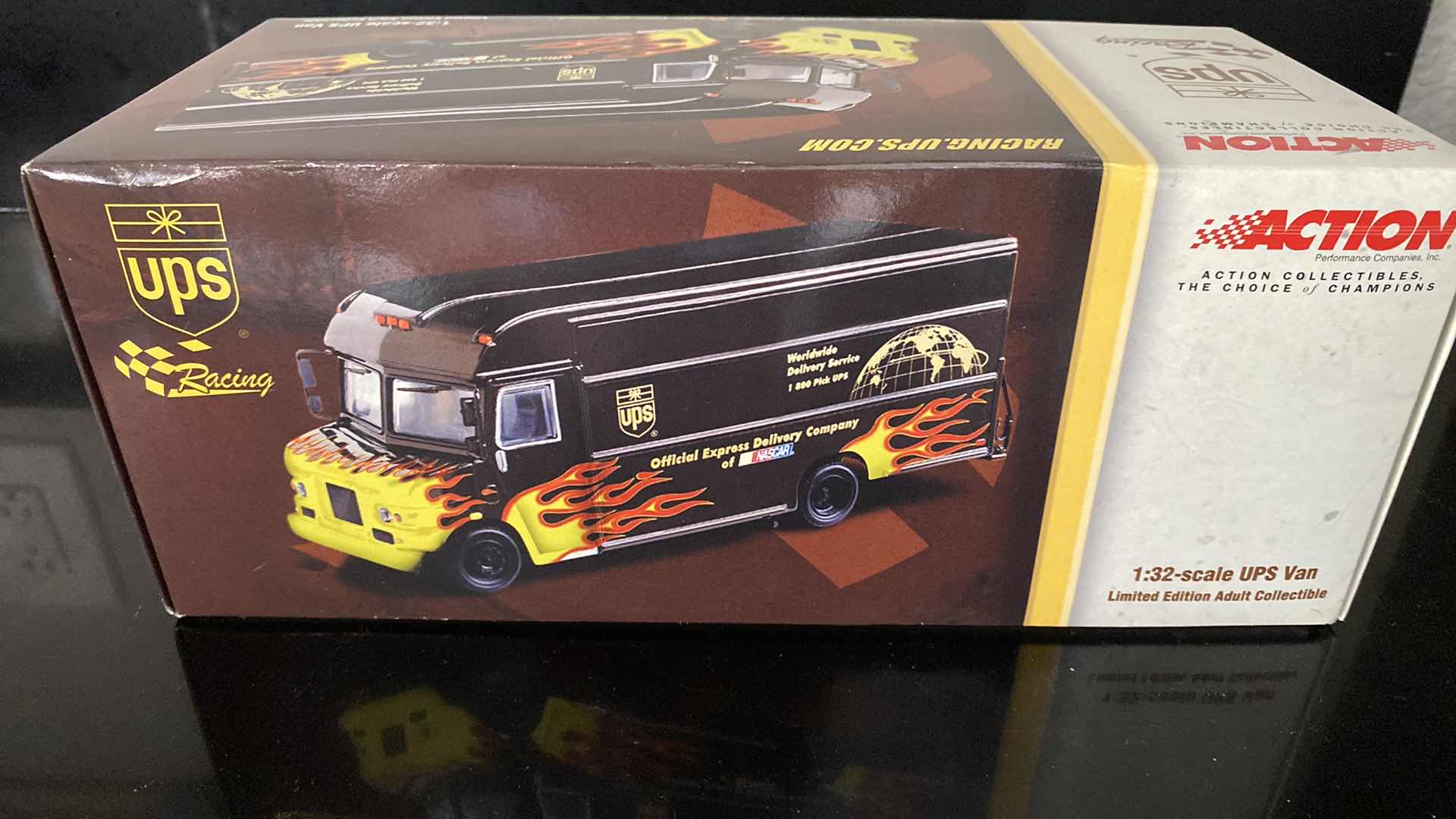 Photo 1 of ACTION COLLECTIBLES UPS RACING 1:32 SCALE UPS VAN