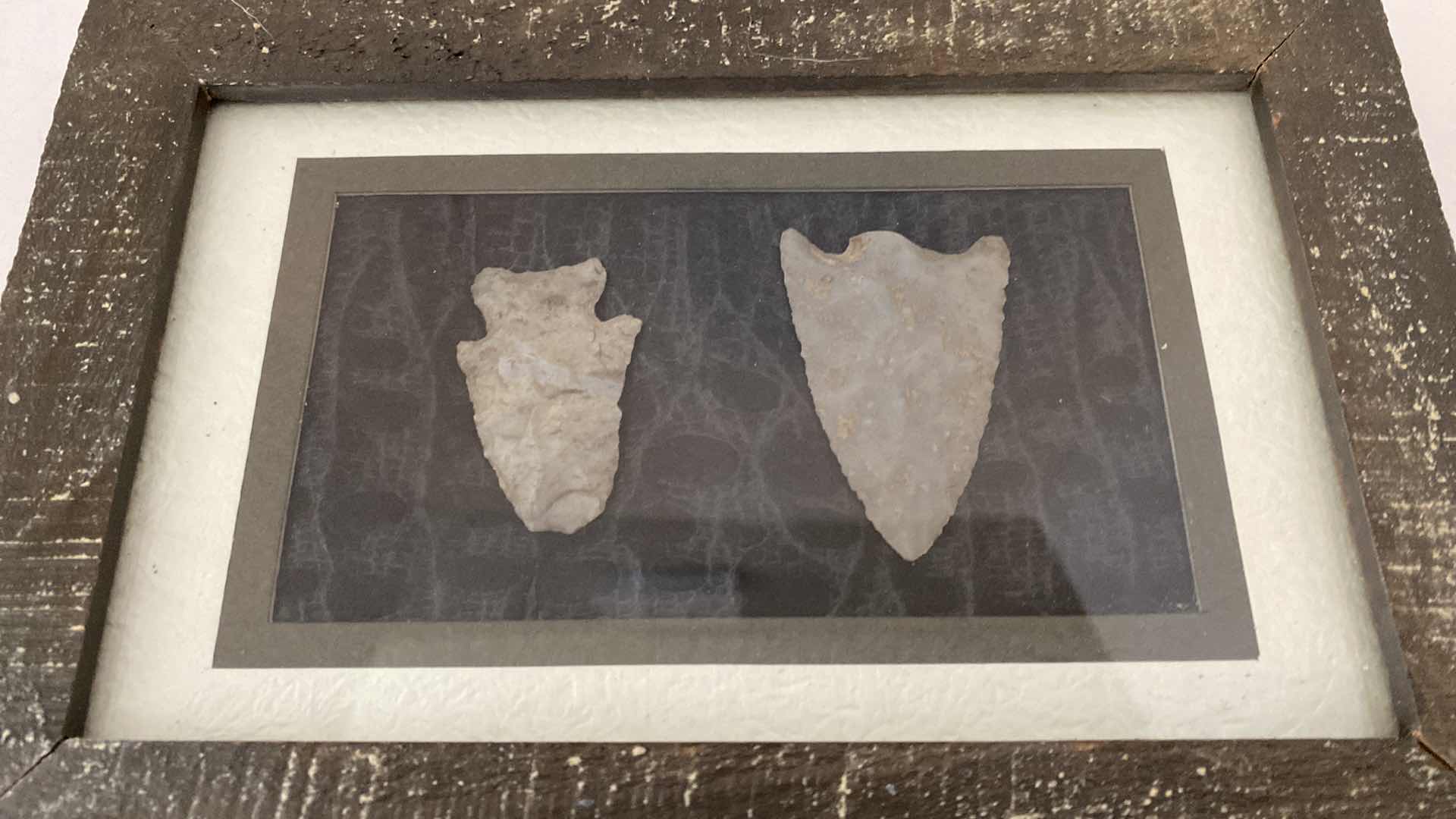 Photo 1 of 1930’s ARROW HEADS FOUND BY LA RUE (JACK ) NICHOLS WHILE HE WAS IN THE BOY SCOUTS 9” x 6”