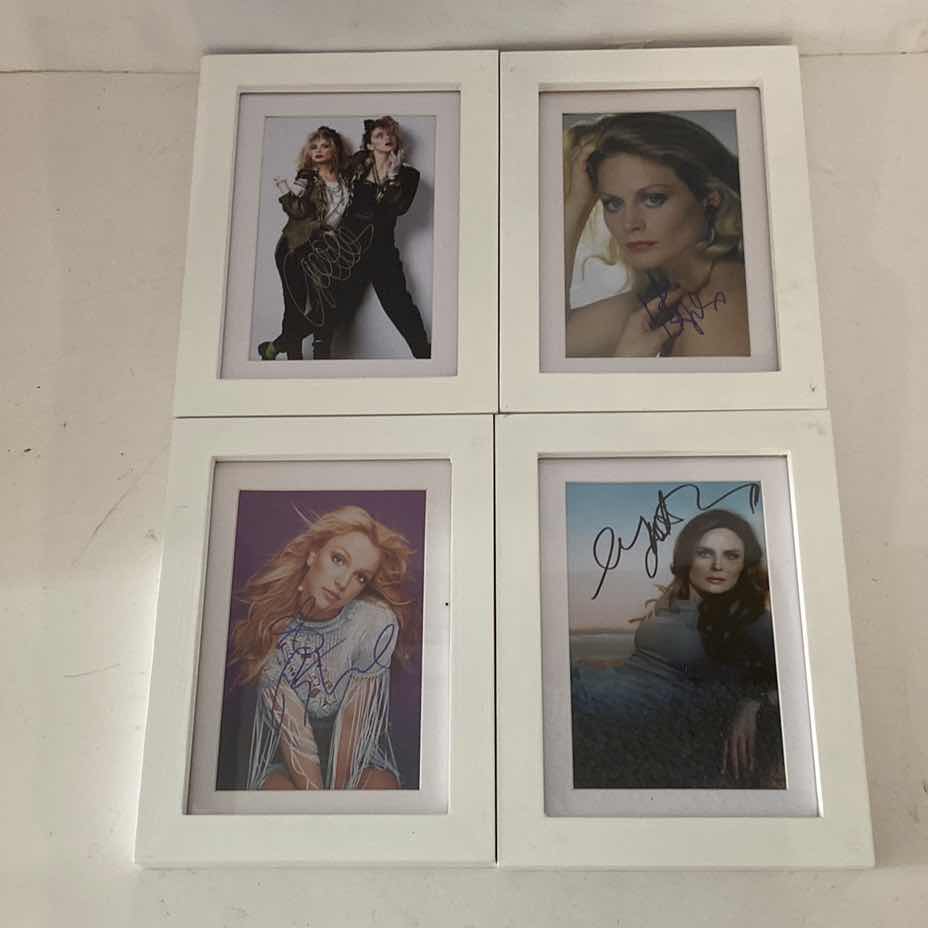 Photo 1 of FRAMED CELEBRITY SIGNED PHOTOS 8” X 6”