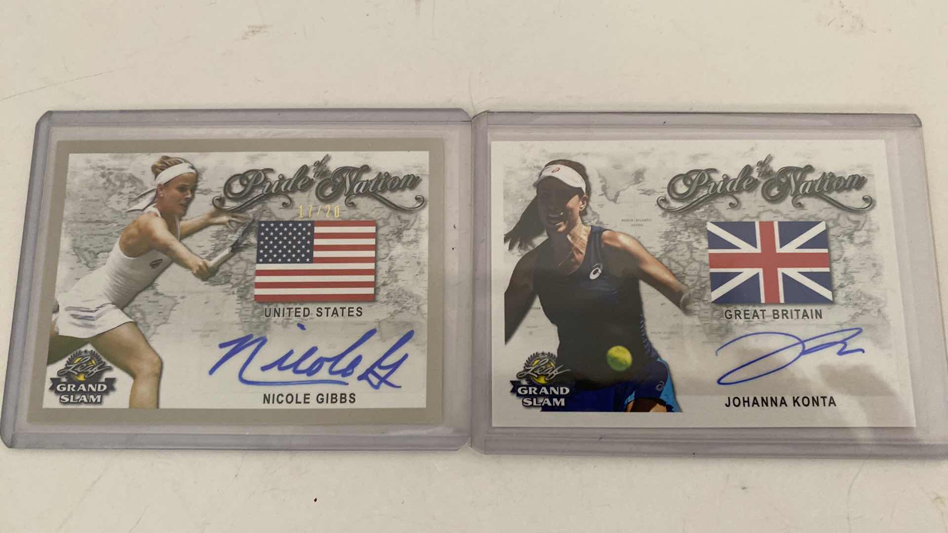 Photo 1 of 2 - 2018 LEAF GRAND SLAM AUTOGRAPHED TRADING CARD