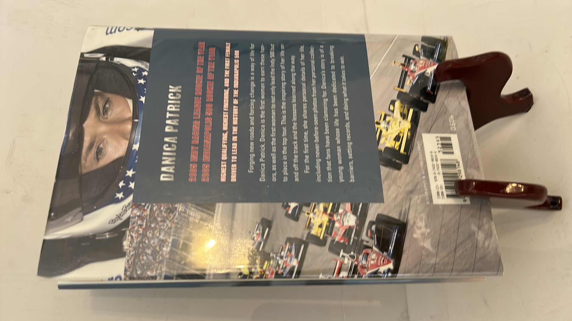 Photo 1 of AUTOGRAPHED HARDCOVER- “ DANIKA CROSSING THE LINE, DANIKA PATRICK” wWITH LAURA MORTON