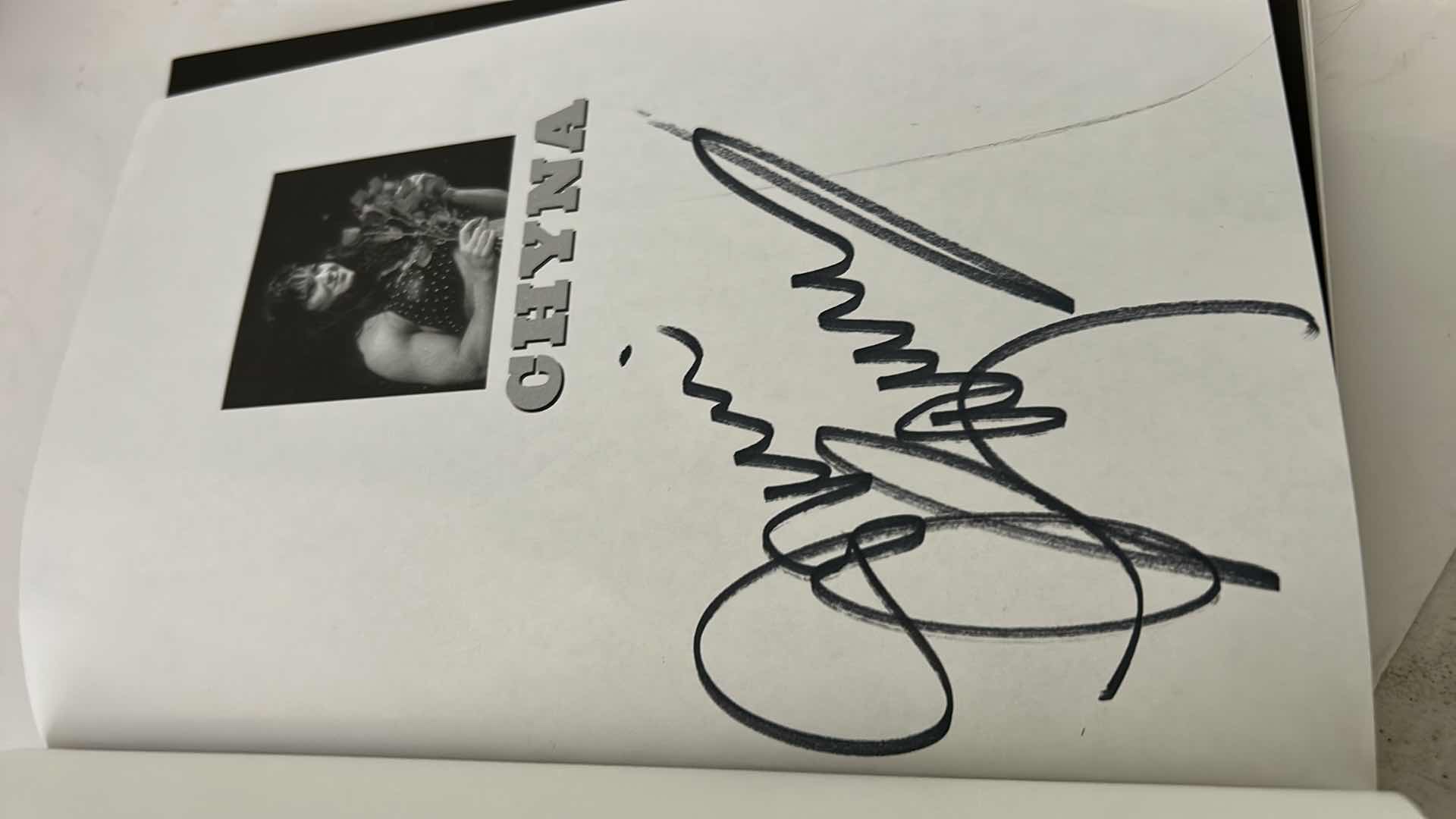 View 2 of AUTOGRAPHED HARDCOVER BOOK, “CHYNA THE 9th WONDER OF THE WORLD”