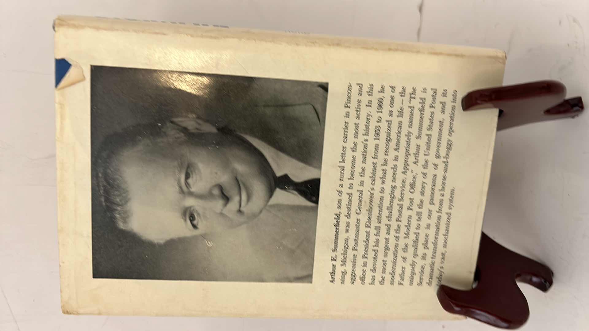 Photo 1 of AUTOGRAPHED HARDCOVER BOOK, “US MAIL, THE STORY OF THE US POSTAL SERVICE” BY ARTHUR E SUMMERFIELD