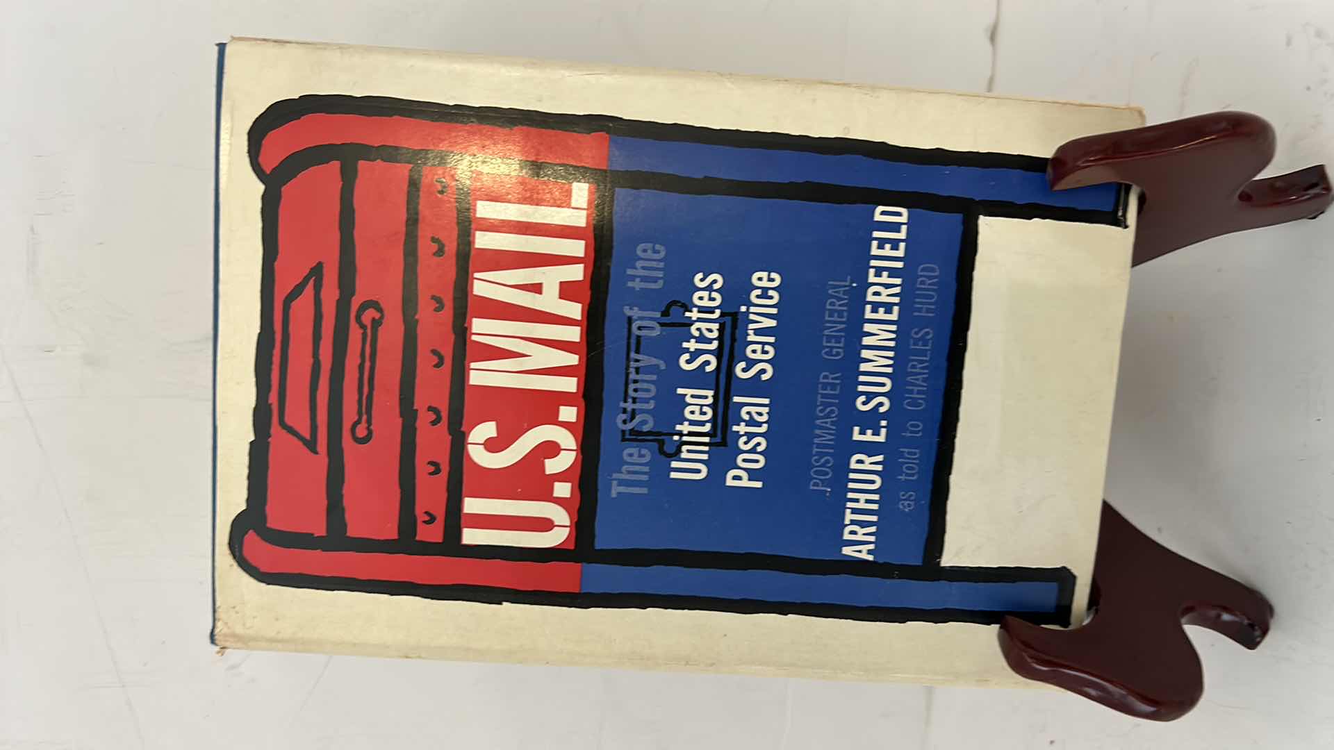 Photo 1 of AUTOGRAPHED HARDCOVER BOOK, “US MAIL, THE STORY OF THE US POSTAL SERVICE” BY ARTHUR E SUMMERFIELD