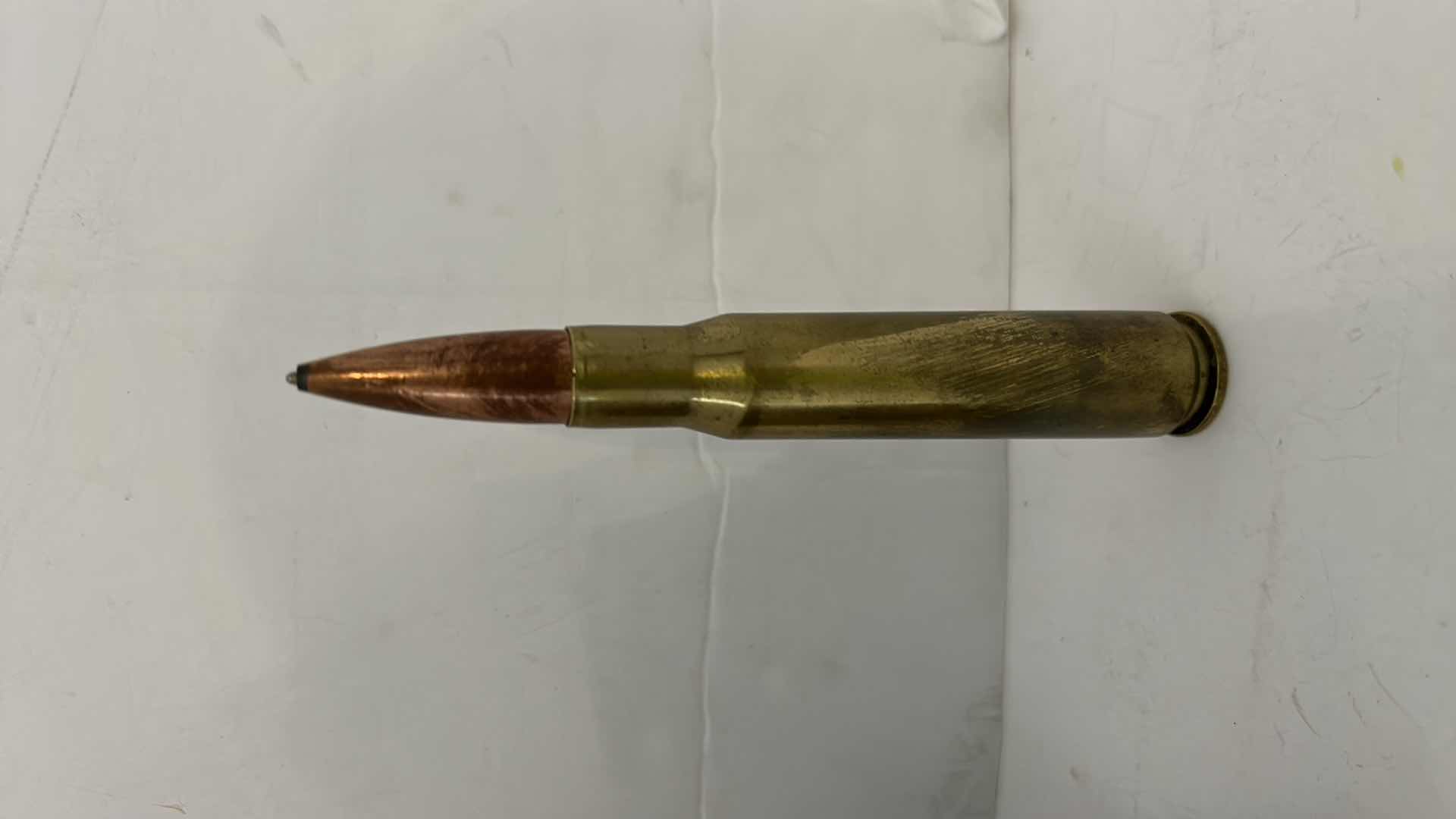 Photo 1 of REAL .50 CALIBER BULLET FIRED OUT OF A HEAVY MACHINE GUN BY US MILITARY
